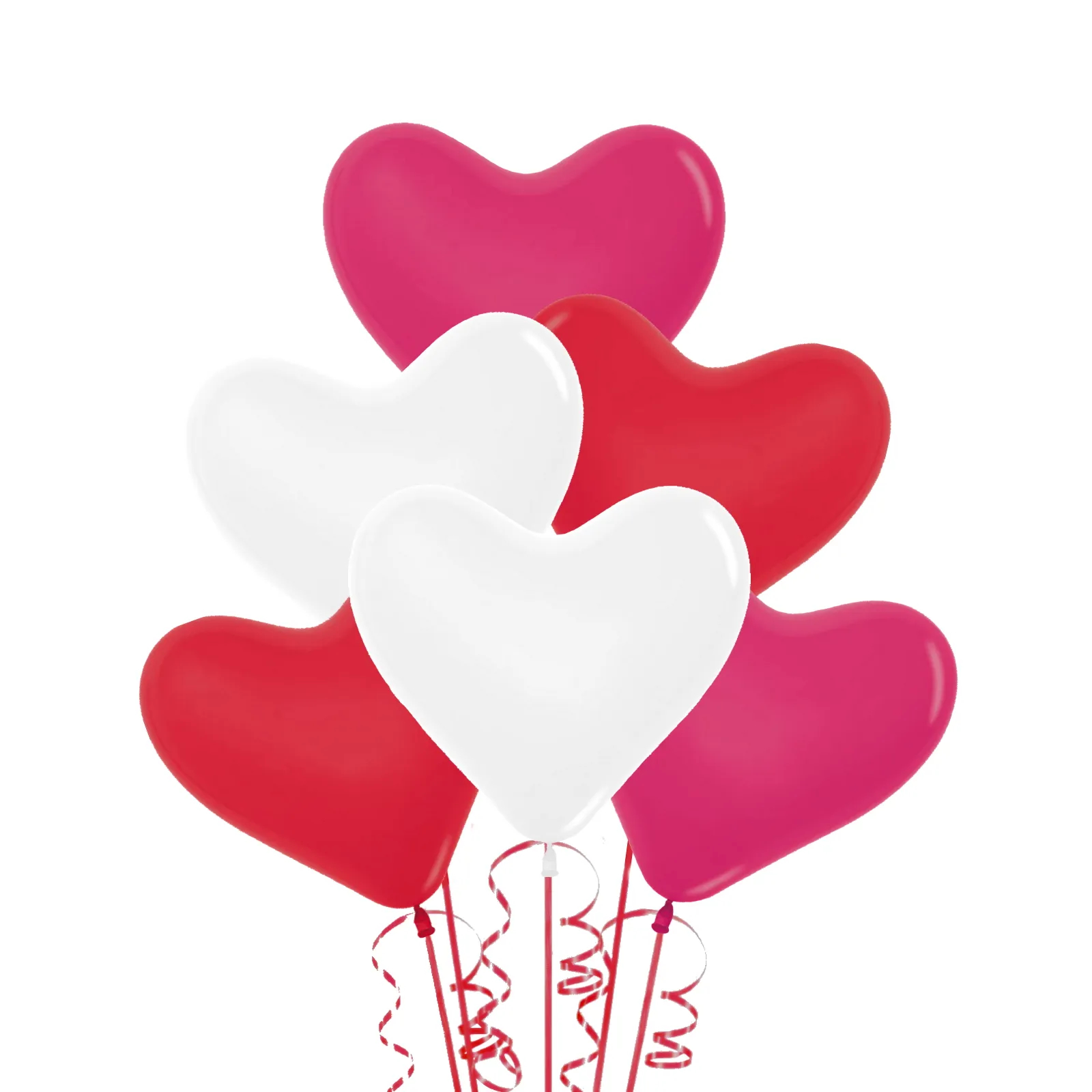 Sempertex Sweetheart Assorted Heart Shaped Balloons (Pack of 12)