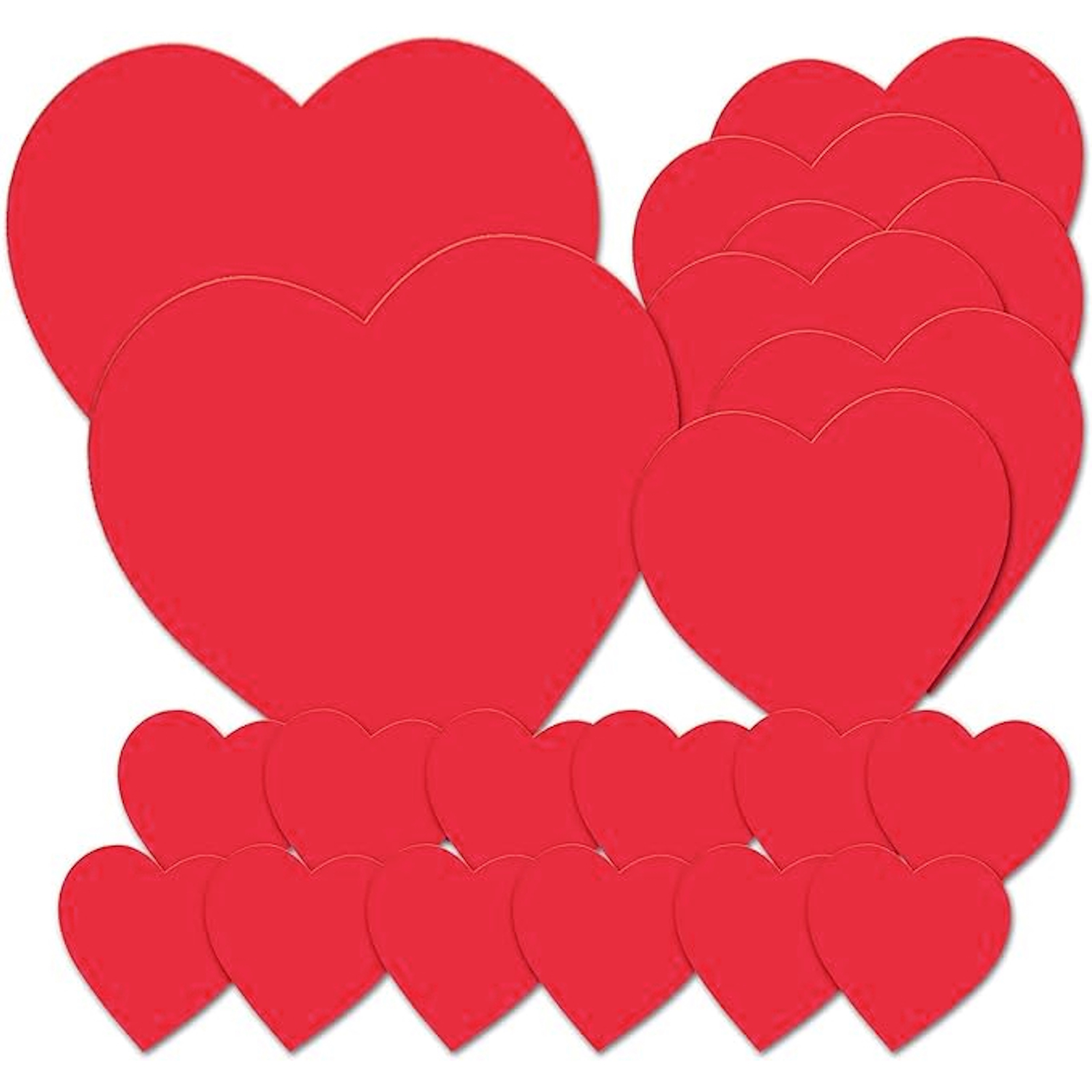 Heart Cutout Wall Decorations (Pack of 20)