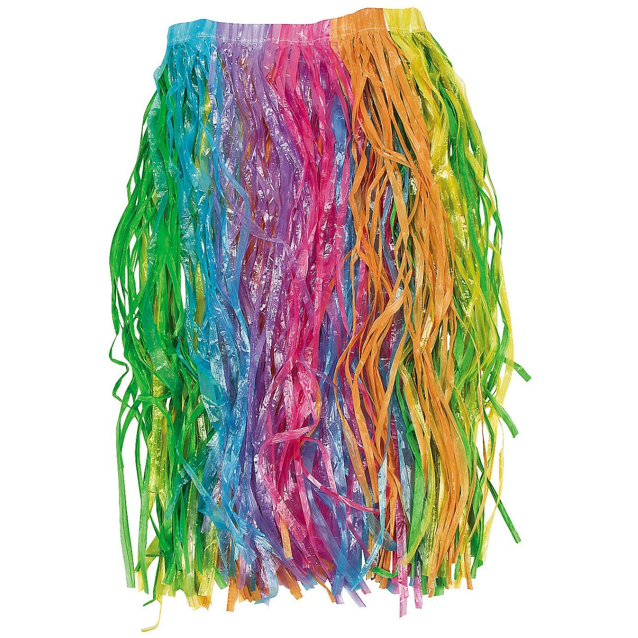 Adult Rainbow Grass Hula Skirt