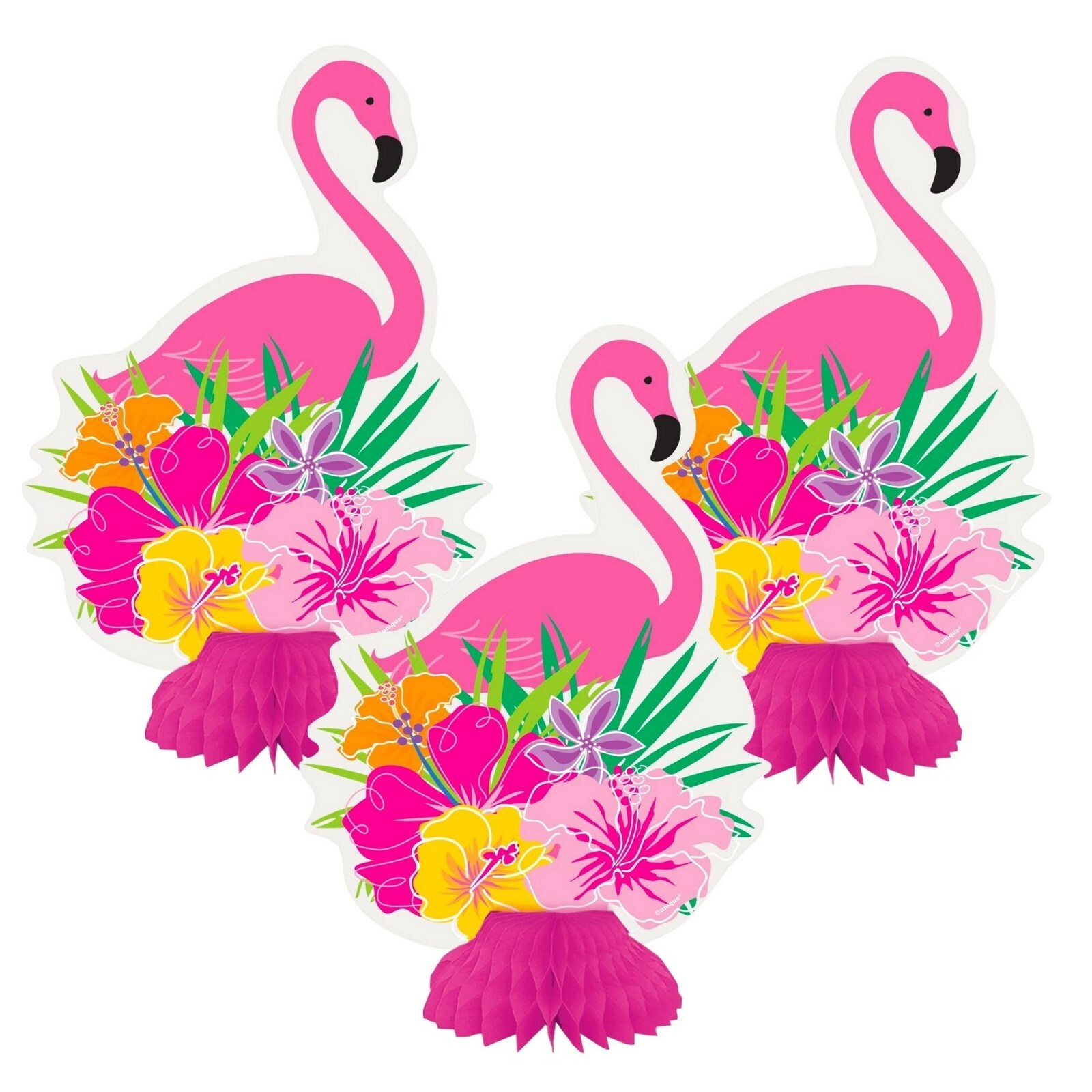 Flamingo Mini Centrepieces (Set of 3)