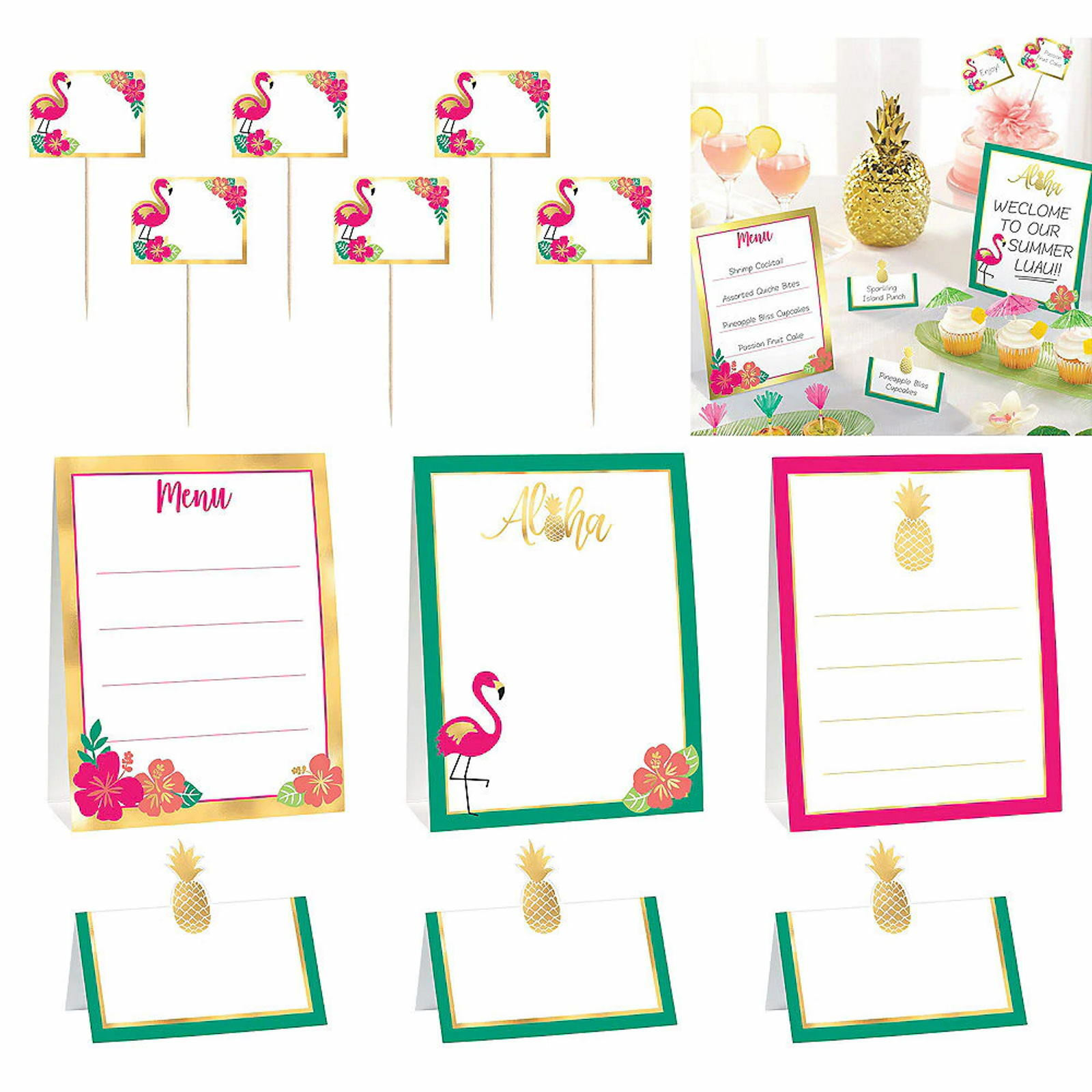 Aloha Buffet Decorating Kit