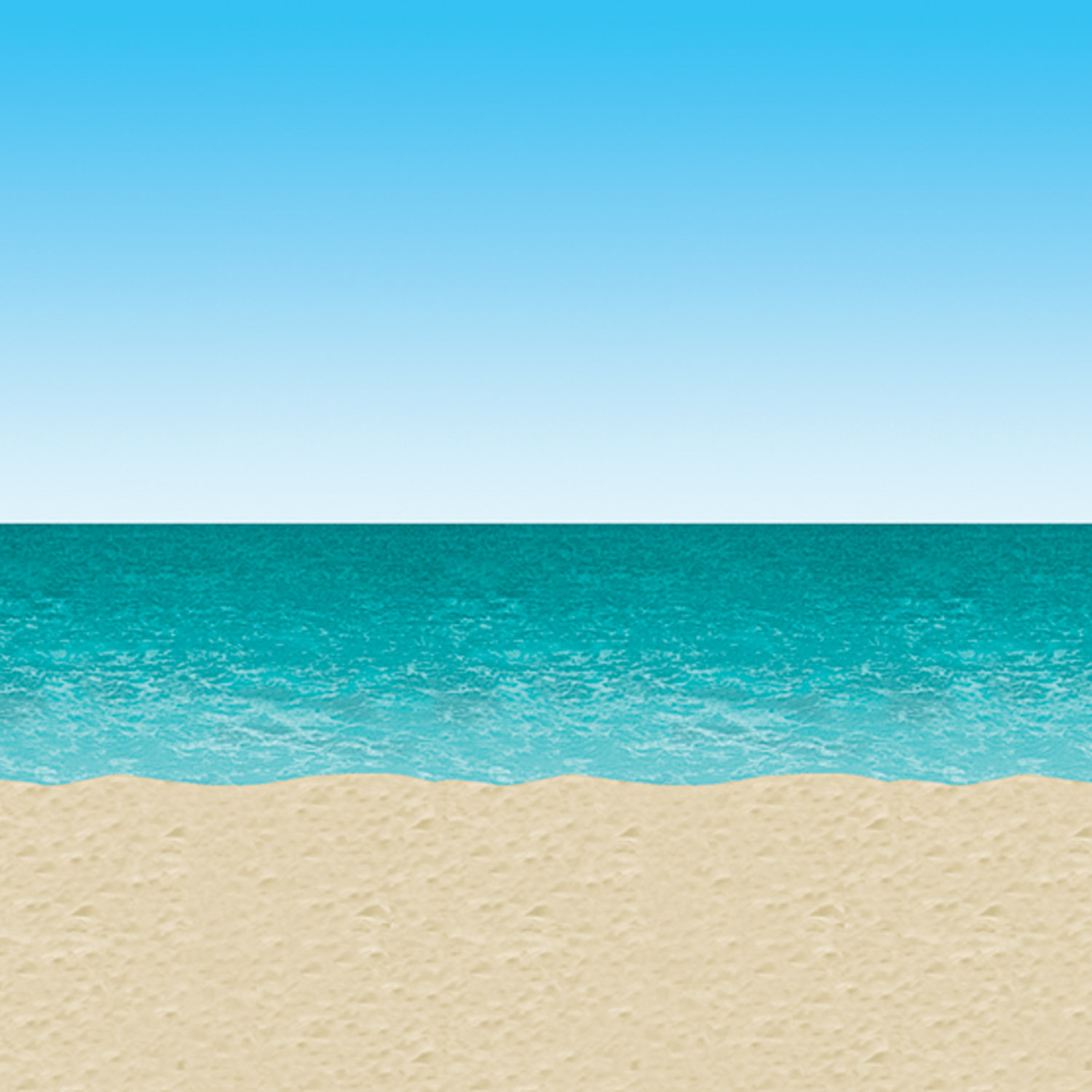 Ocean and Beach Backdrop