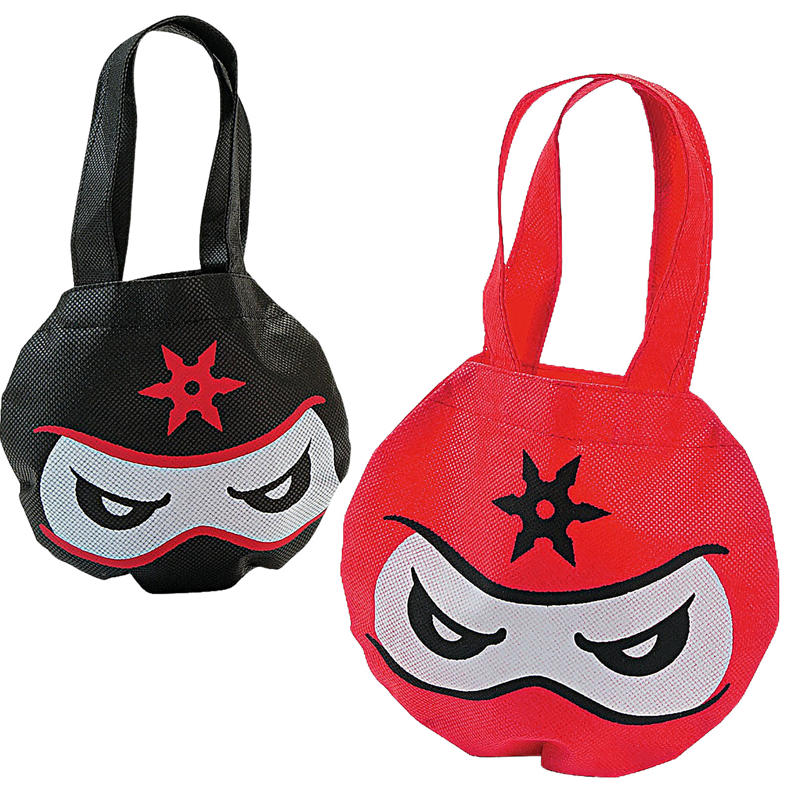 Ninja Warrior Mini Tote Favour Bags (Pack of 12)