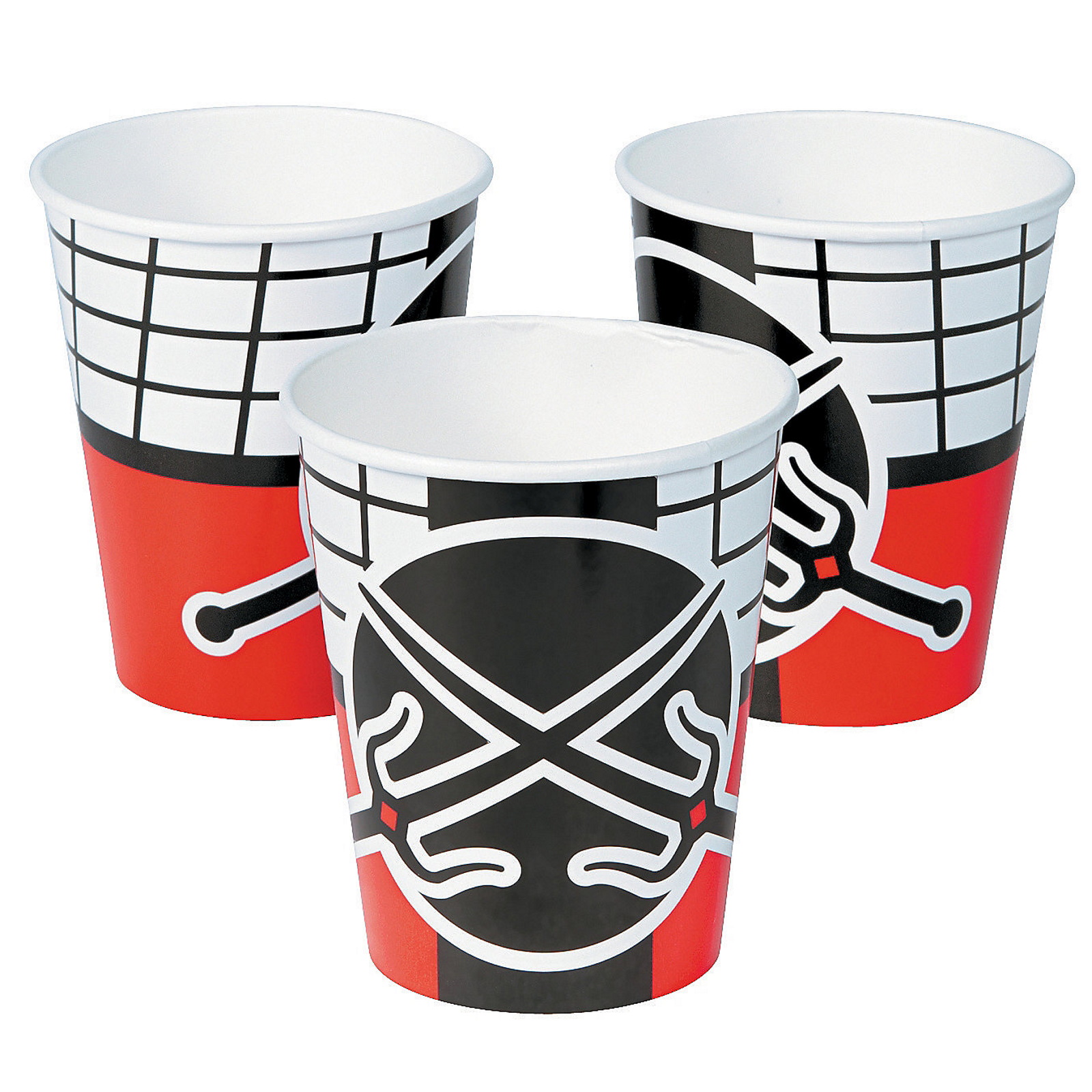 Ninja Warrior Paper Cups (Pack of 8) 