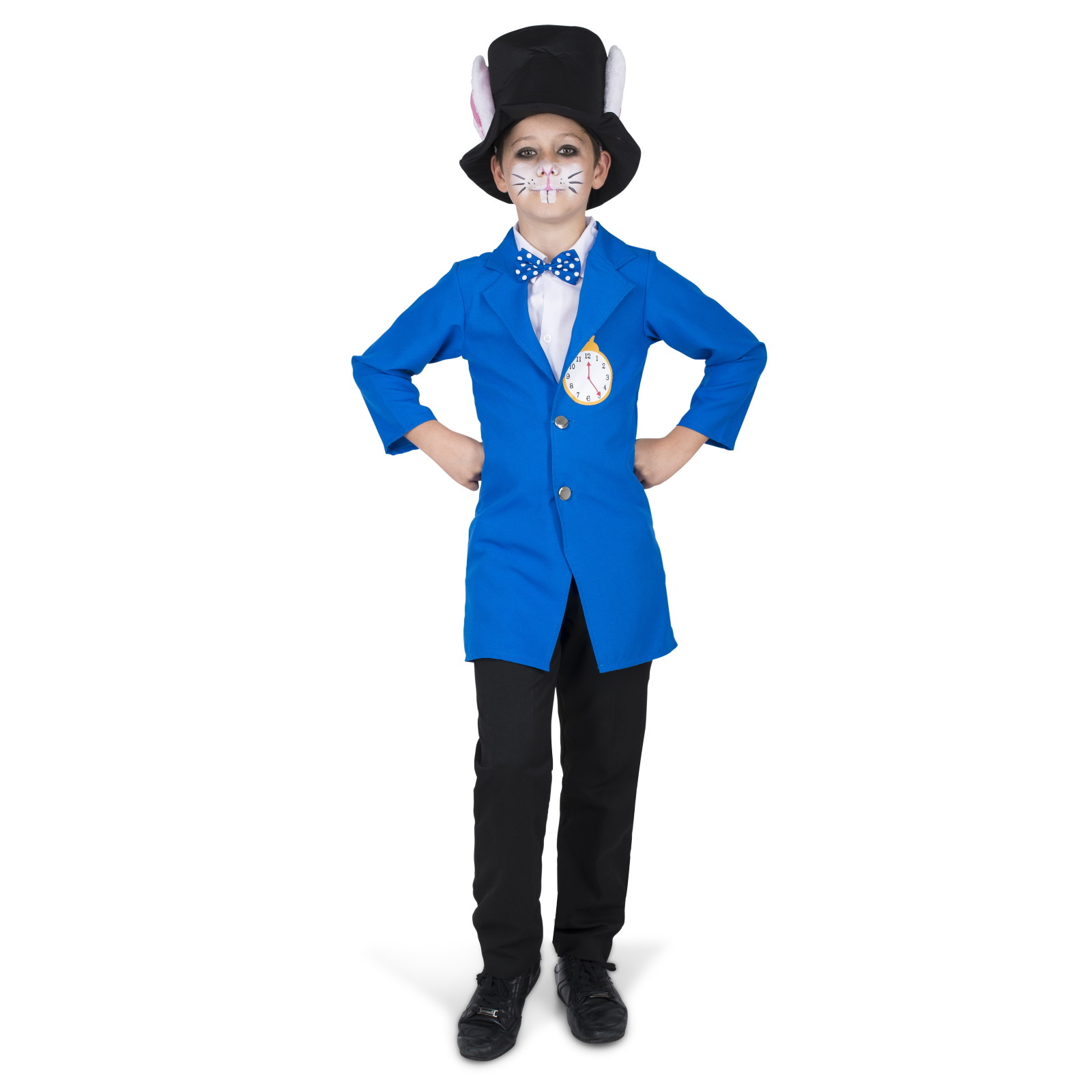 White Rabbit Boy Childs Costume Medium