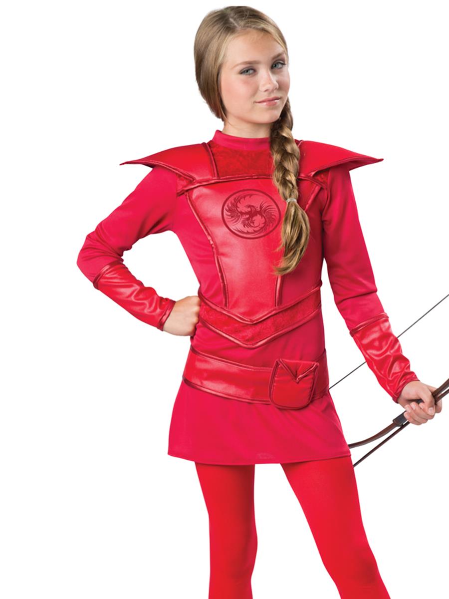 Warrior Huntress Red Tween Costume