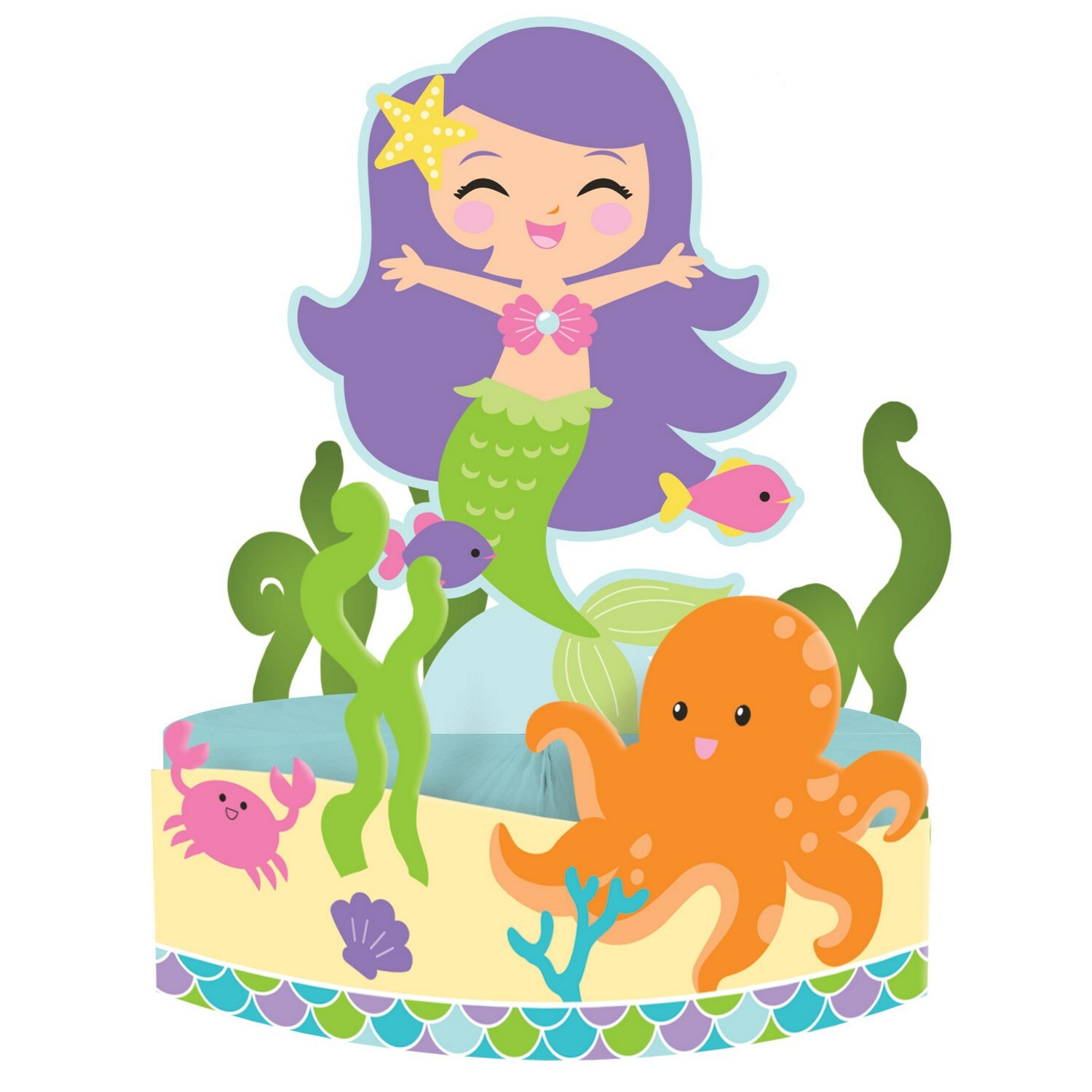 Mermaid Friends Centrepiece