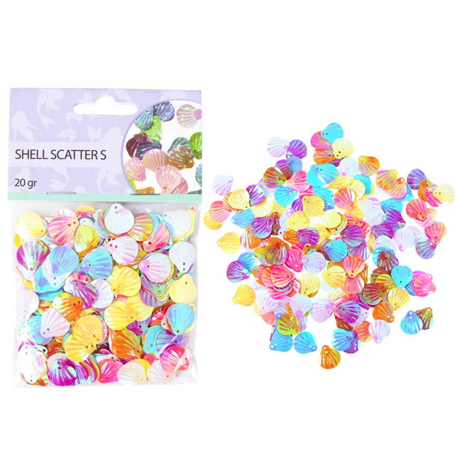 Pearlescent Shell Confetti/Table Scatters