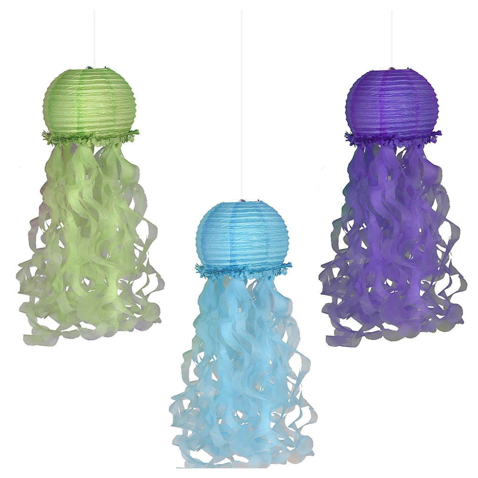 Mermaid Wishes Jellyfish Lantern Decorations