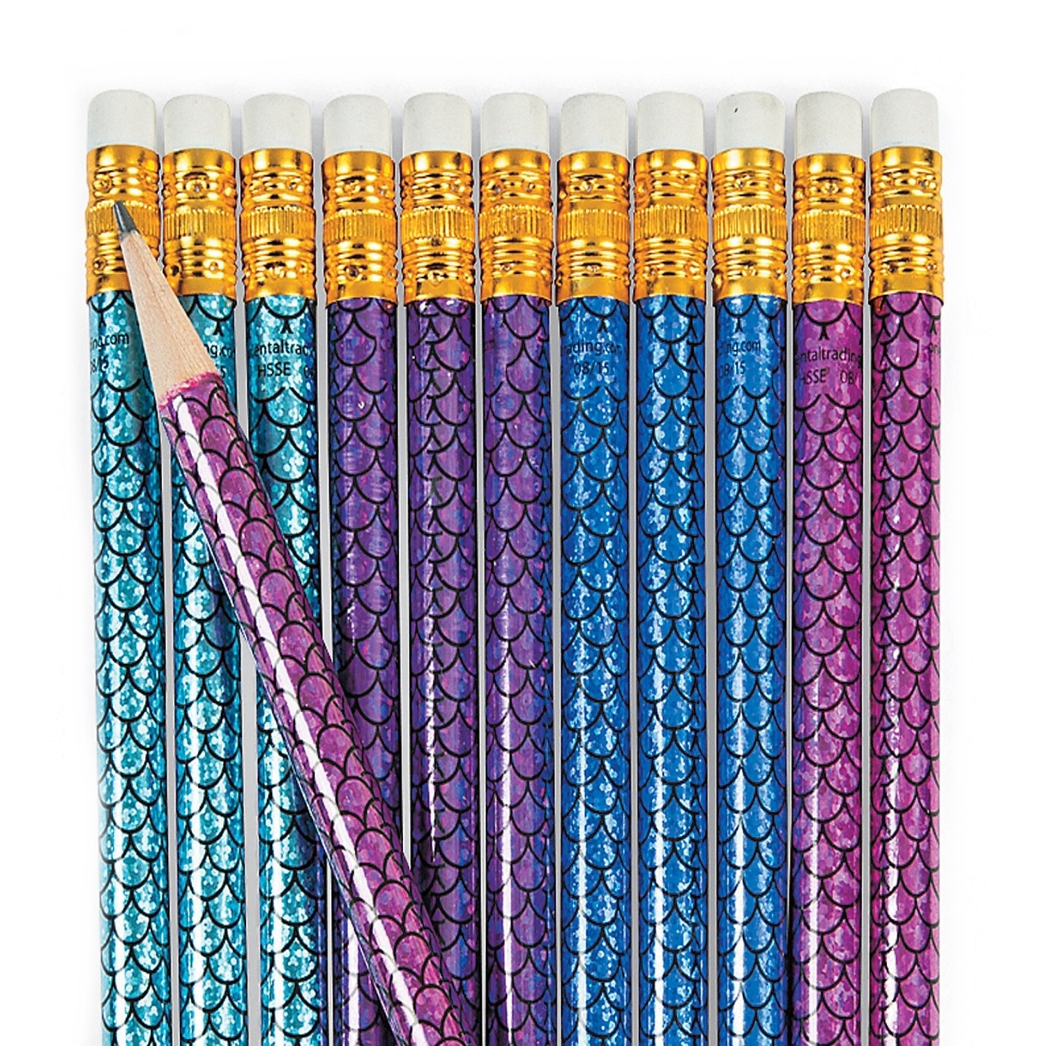 Mermaid Pencils (Pack of 12)