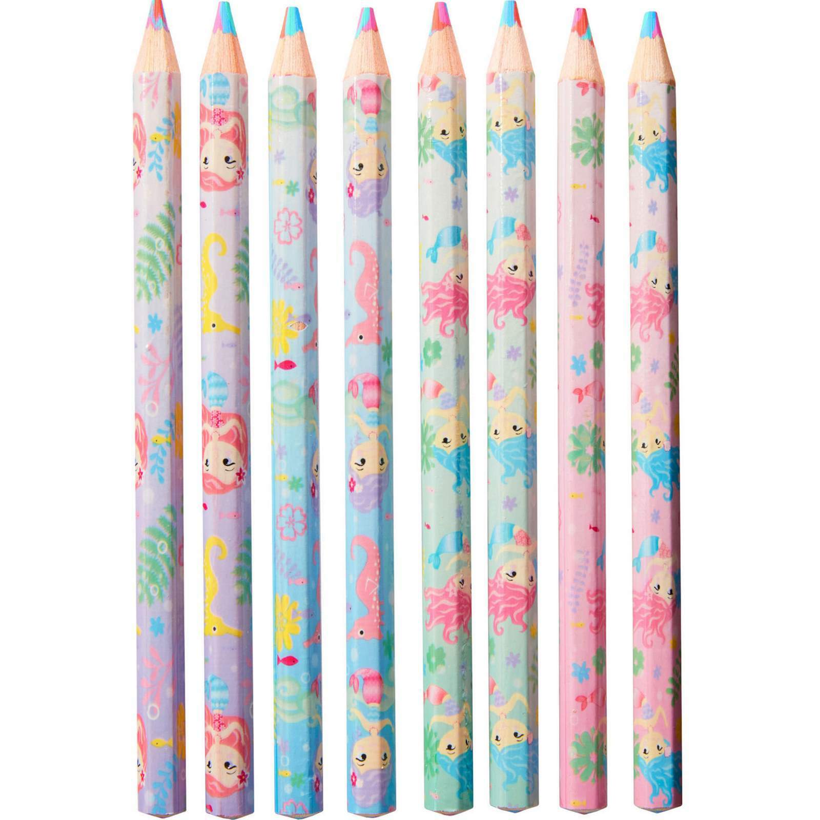 Mermaid Multicolour Pencils (Pack of 8)