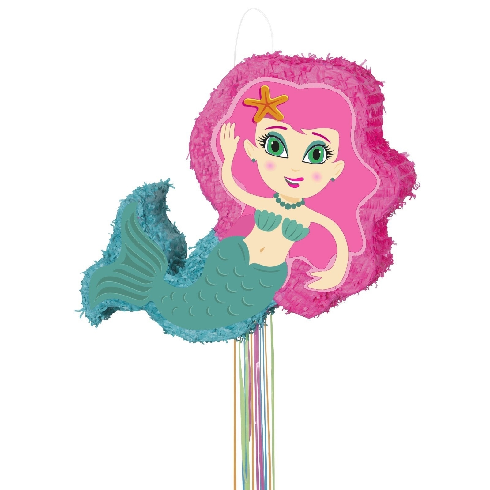Mermaid Pull String Pinata