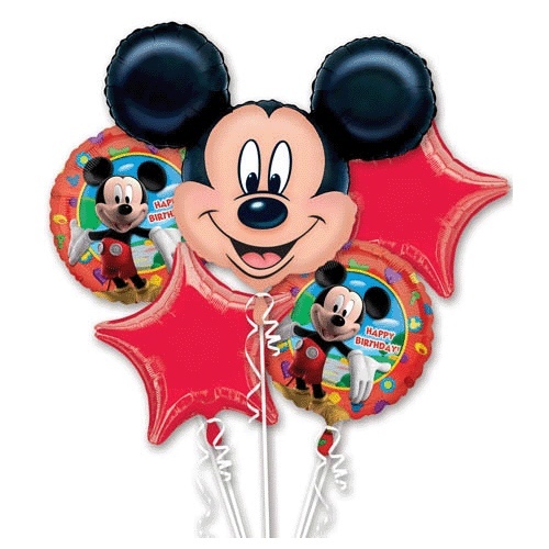Mickey Mouse Helium Balloon Bouquet