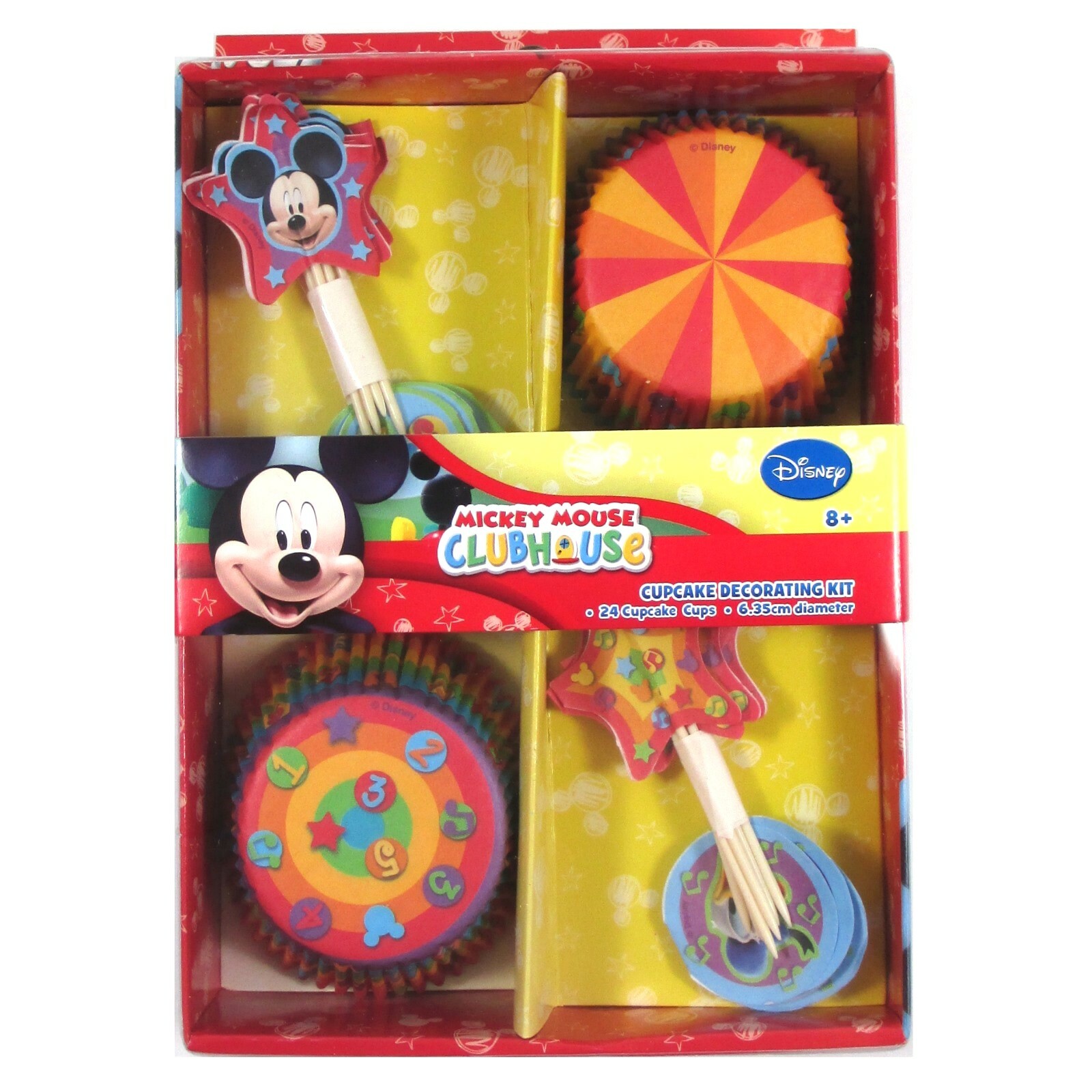 Mickey Mouse Cupcake Decorating Kit (Set of 24)