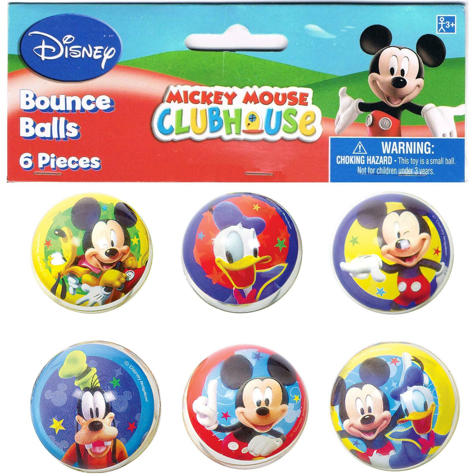 Mickey Mouse Bounce Balls (Pack of 6)