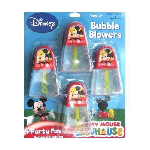 Mickey Mouse Bubble Blowers (Pack of 4)