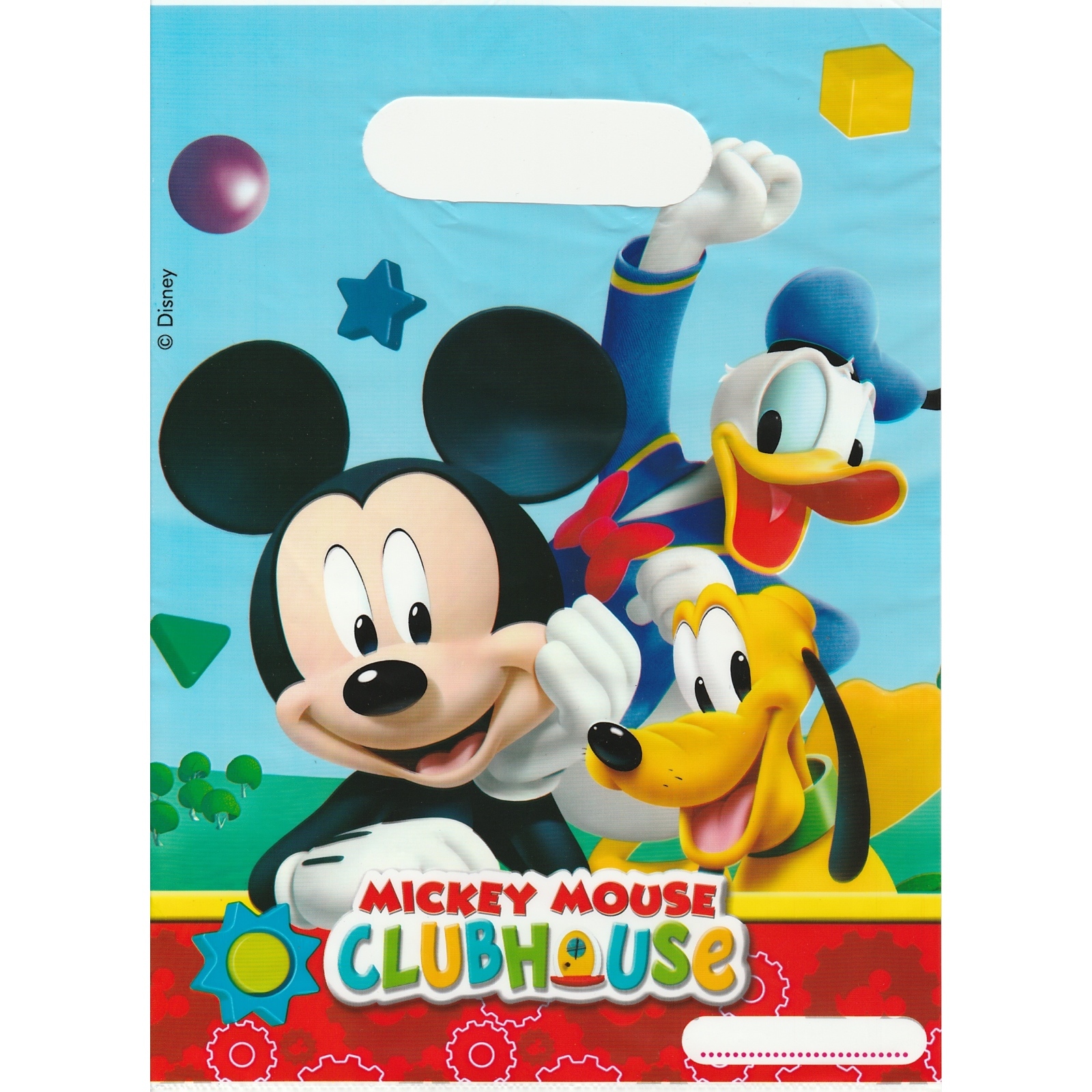 Mickey Mouse Clubhouse Lolly/Treat Bags (Pack of 6)