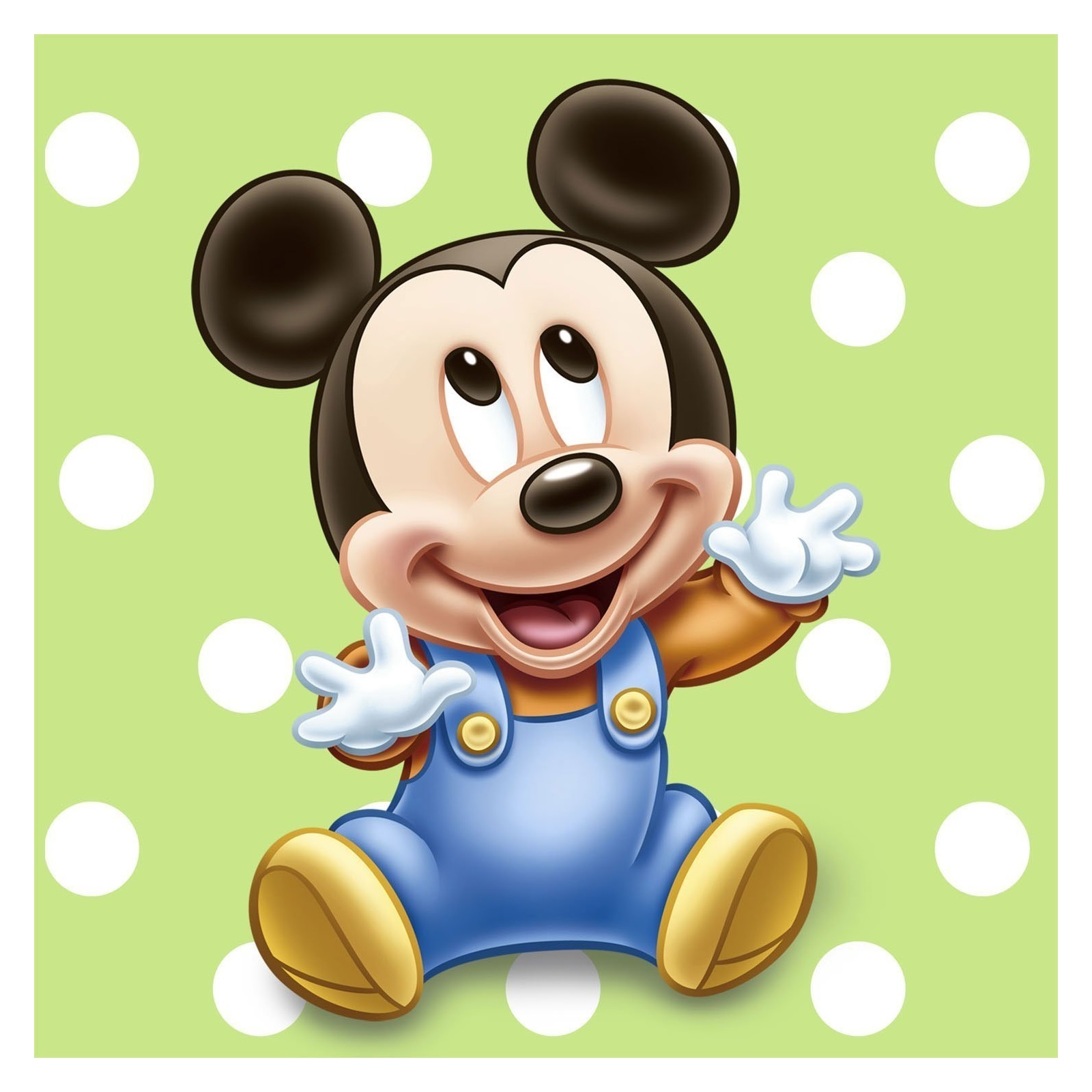 Mickey Mouse 1st Birthday Small Napkins / Serviettes (Pack of 16)