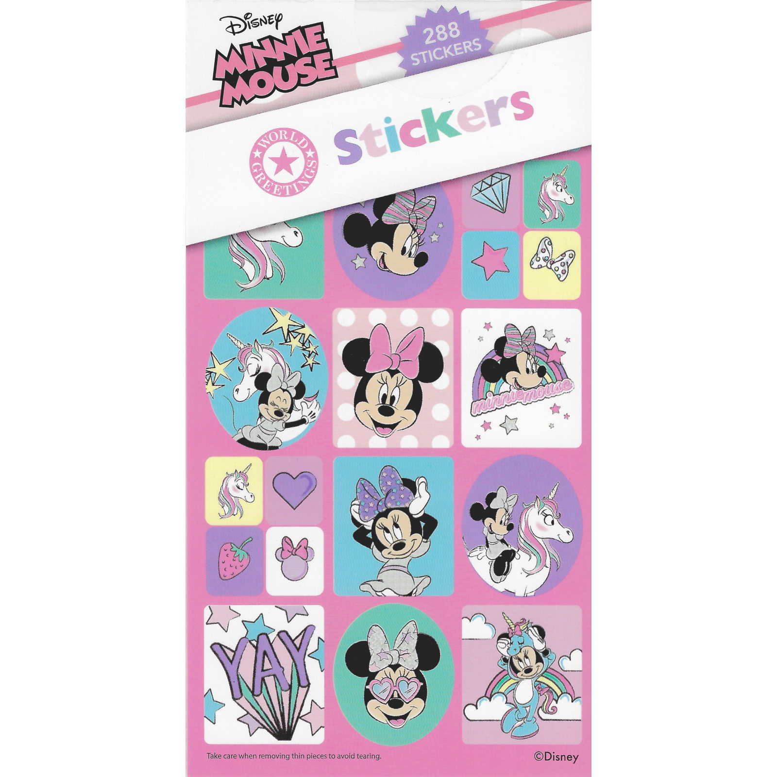 Minnie Mouse Stickers (12 Sheet Book)