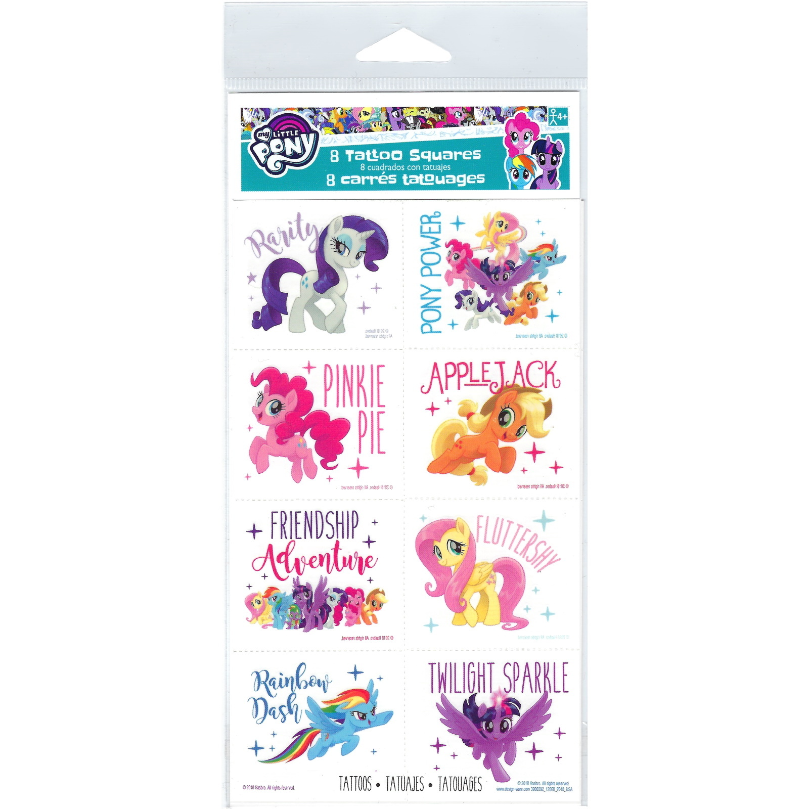 My Little Pony Friendship Adventures Tattoos (1 Sheet)