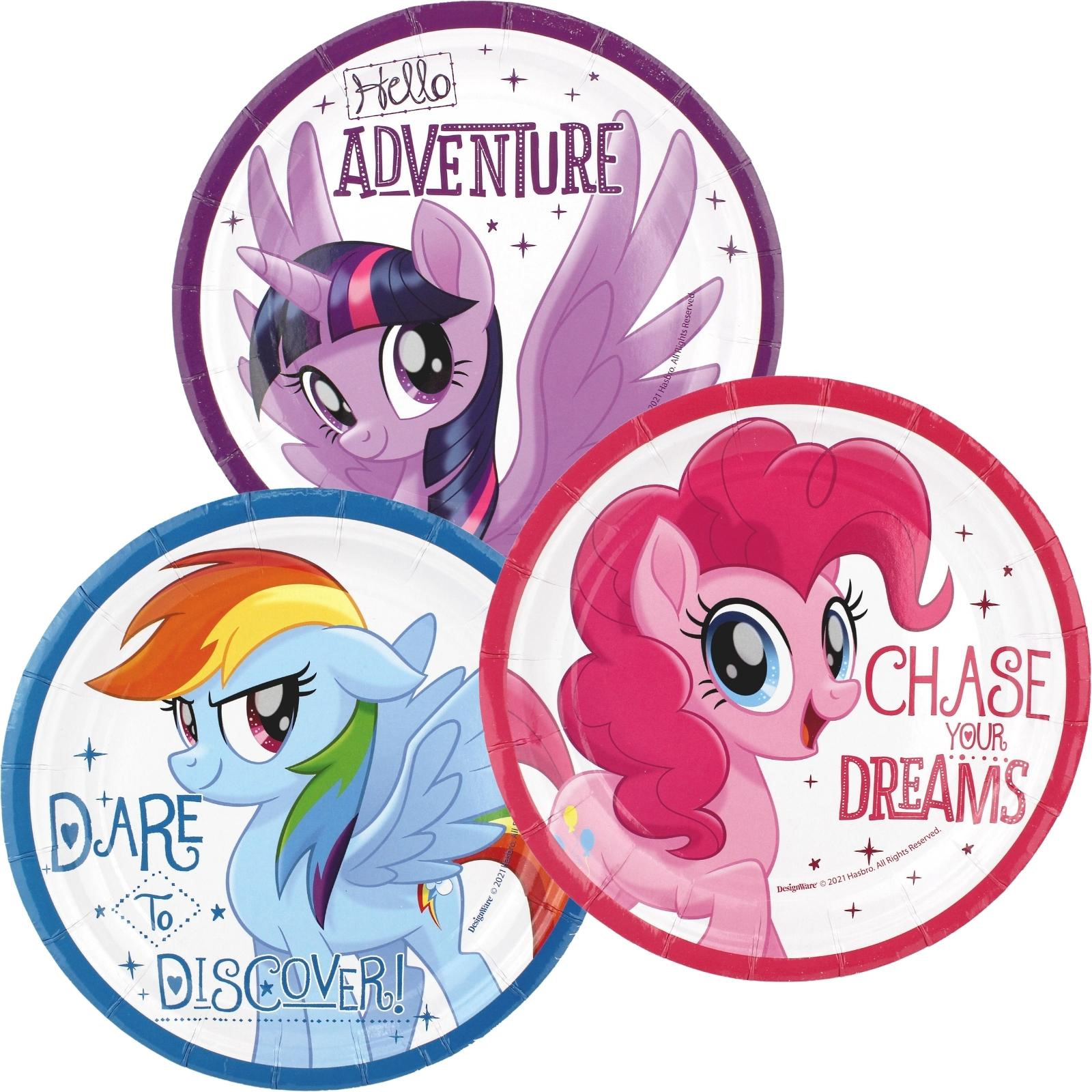 My Little Pony Friendship Adventures Small Paper Plates (Pack of 8)
