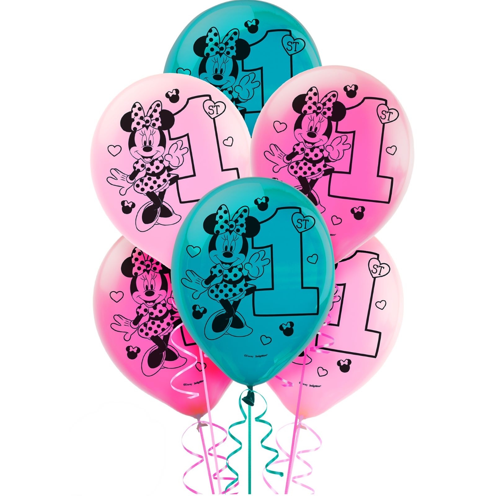 Minnie Mouse Fun To Be One Birthday Balloons (Pack of 15)