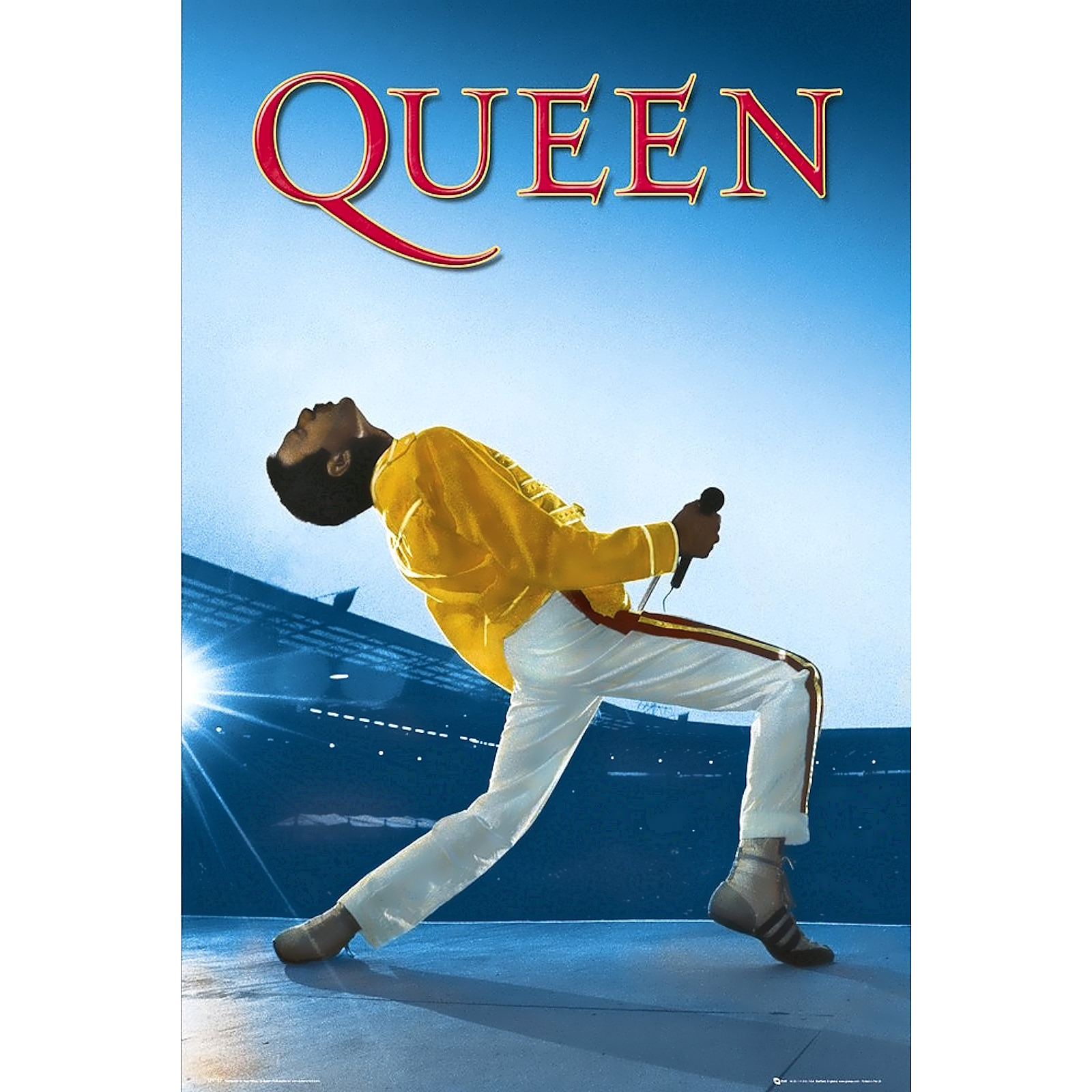 Queen Wembley Bravado Poster 