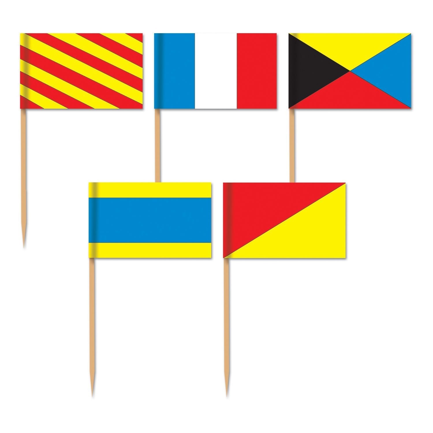 Nautical Flag Picks (Pack of 50)
