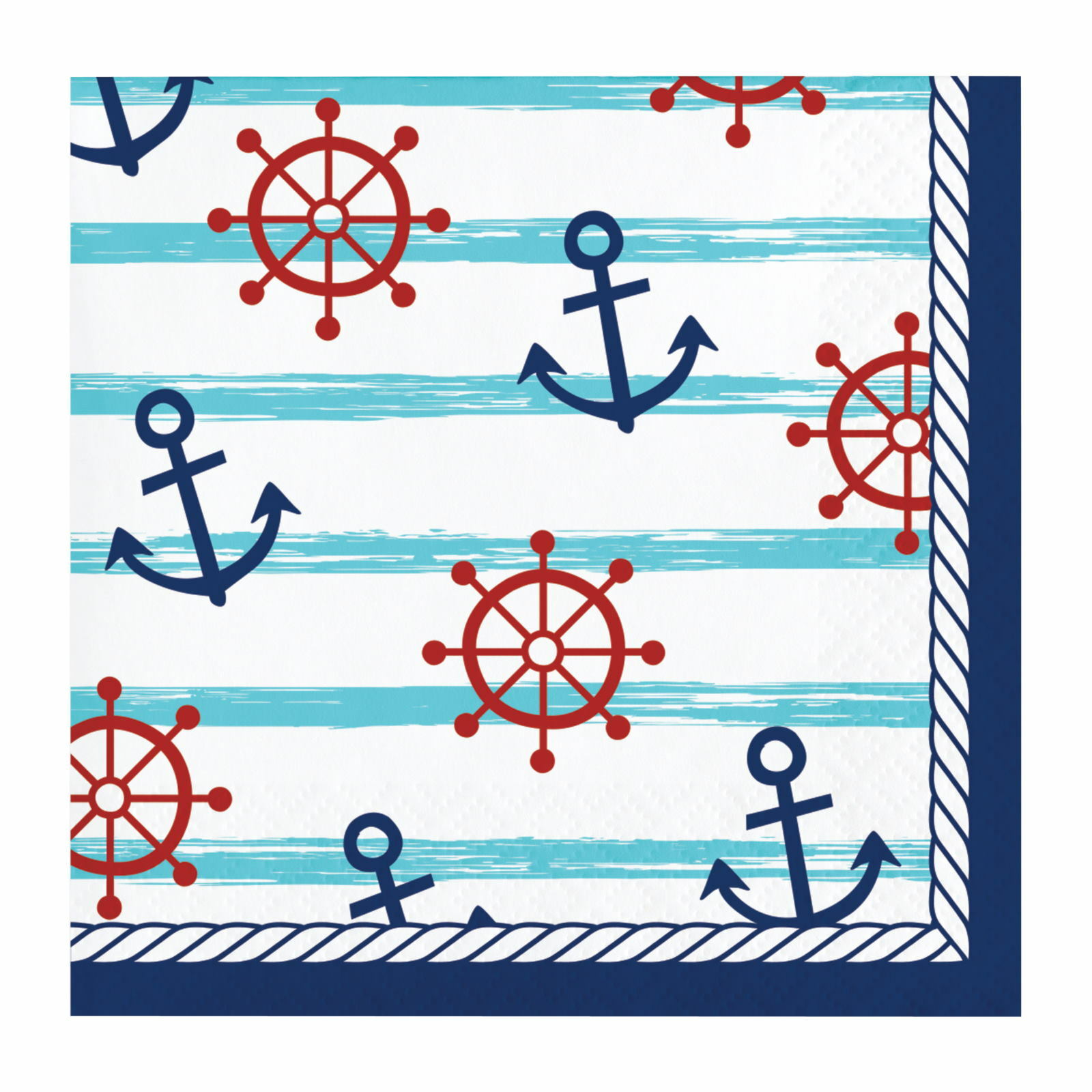 Nautical Adventure Small Napkins / Serviettes (Pack of 16)