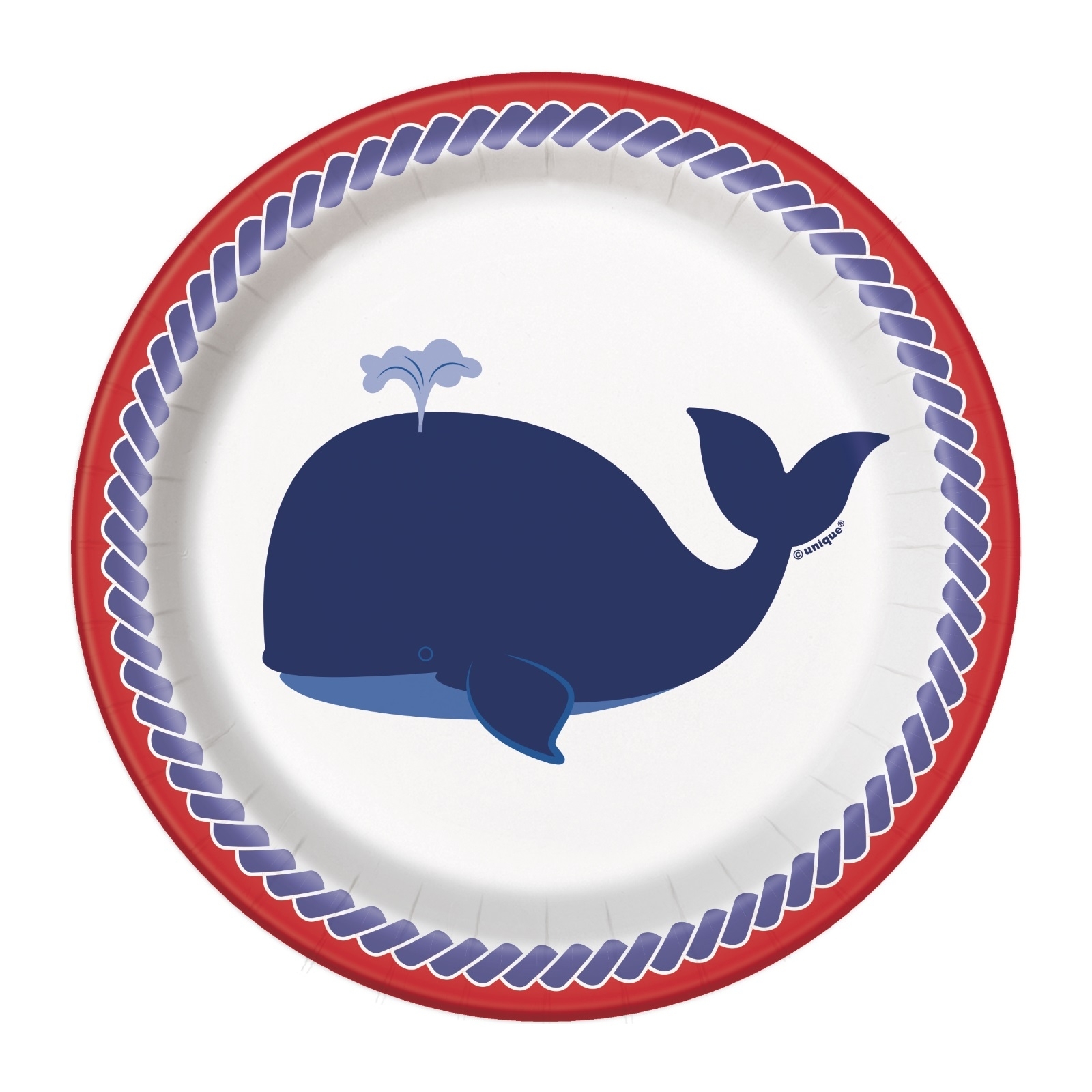Nautical Party Small Paper Plates (Pack of 8)