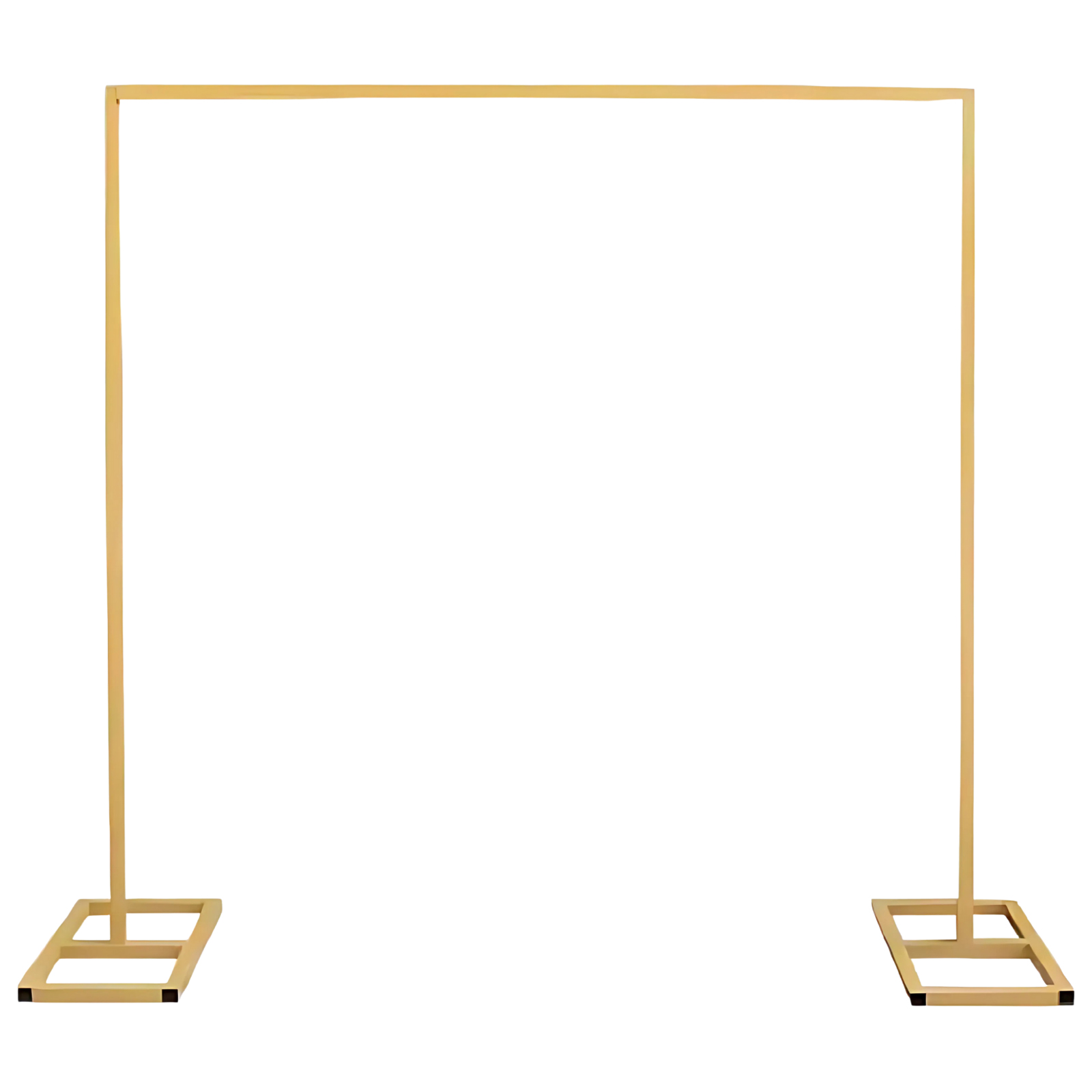 Gold Metal Square Arch Frame 2m