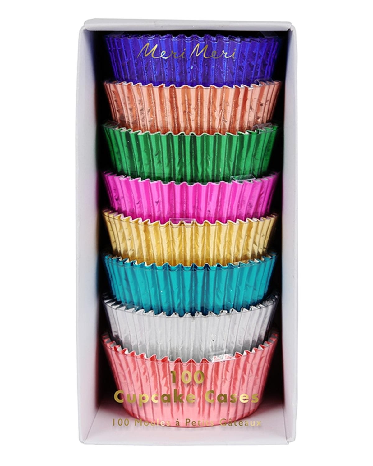 Meri Meri Metallic Cupcake Baking Cups (Pack of 100)