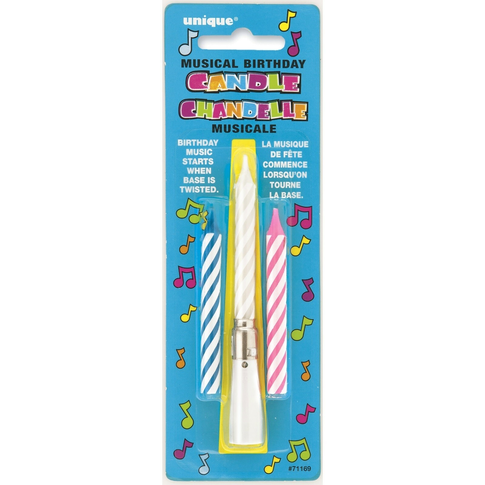 Musical Birthday Candle (4 piece set)