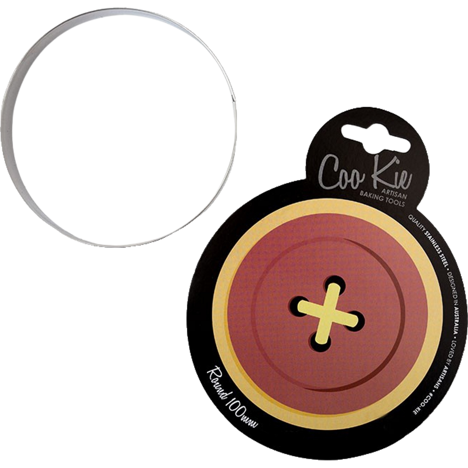 Coo Kie Round 100mm Cookie Cutter 