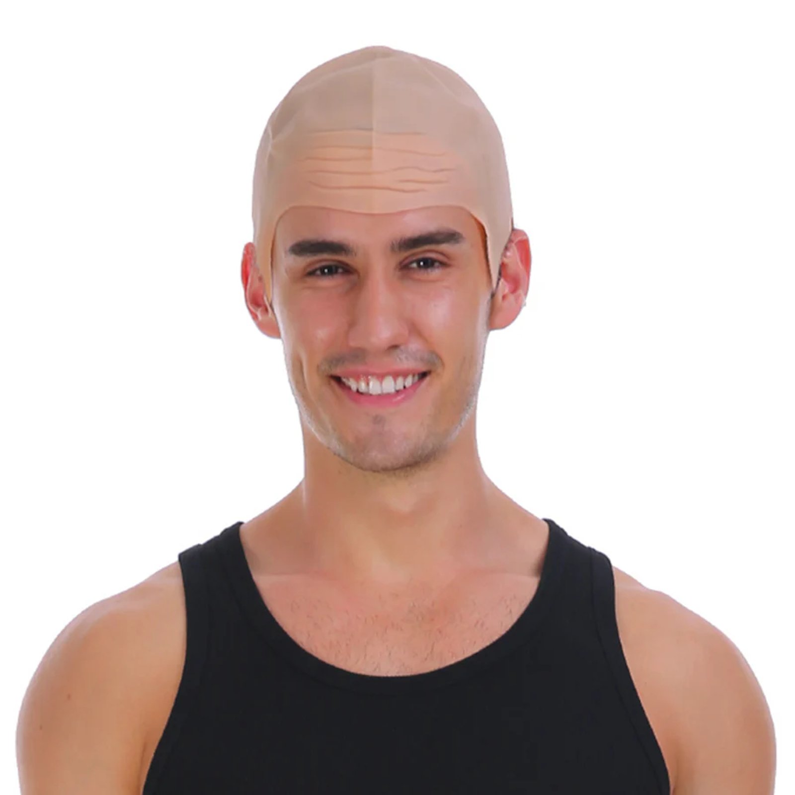 Rubber Bald Cap Costume Accessory