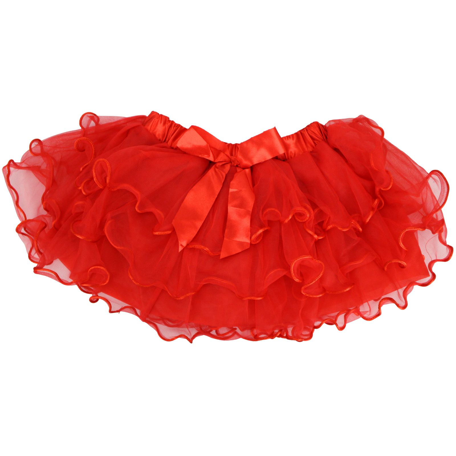 Kids Red Layered Deluxe Tutu