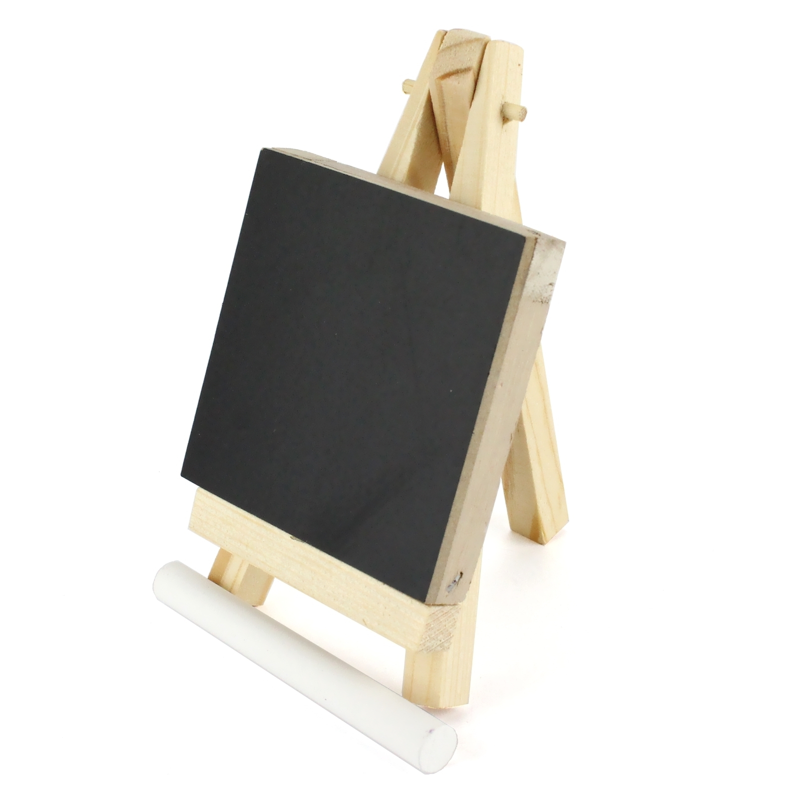Mini Wooden Chalkboard Easel with Chalk