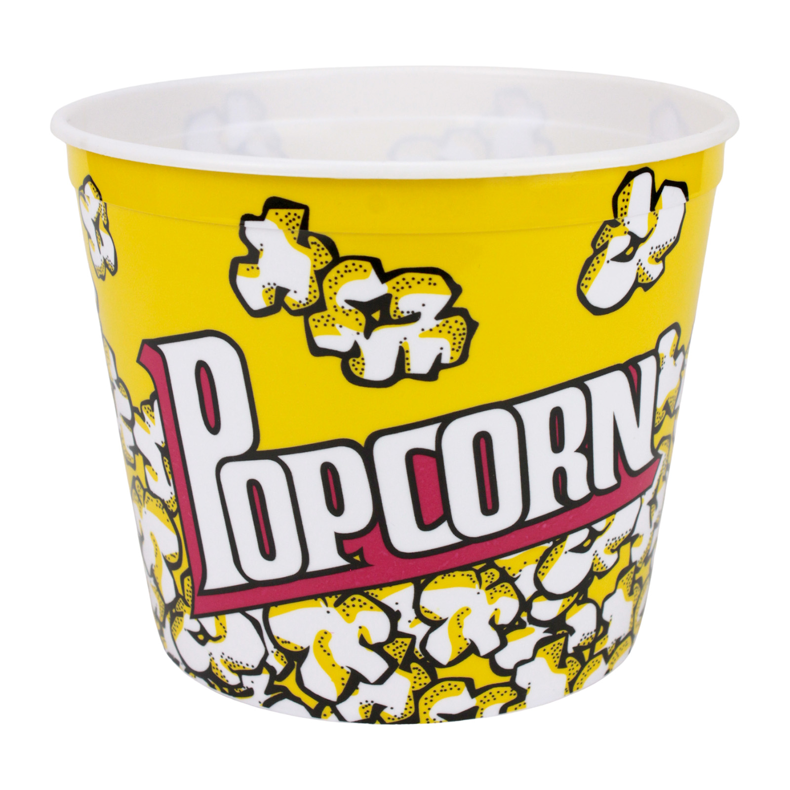 Yellow Reusable Popcorn Bucket 