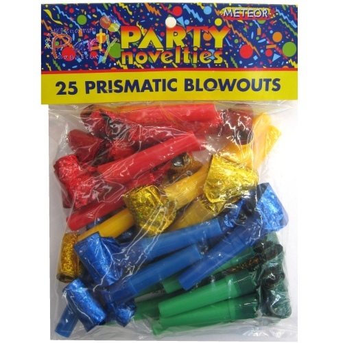 Foil Party Blowers (Pack of 25)