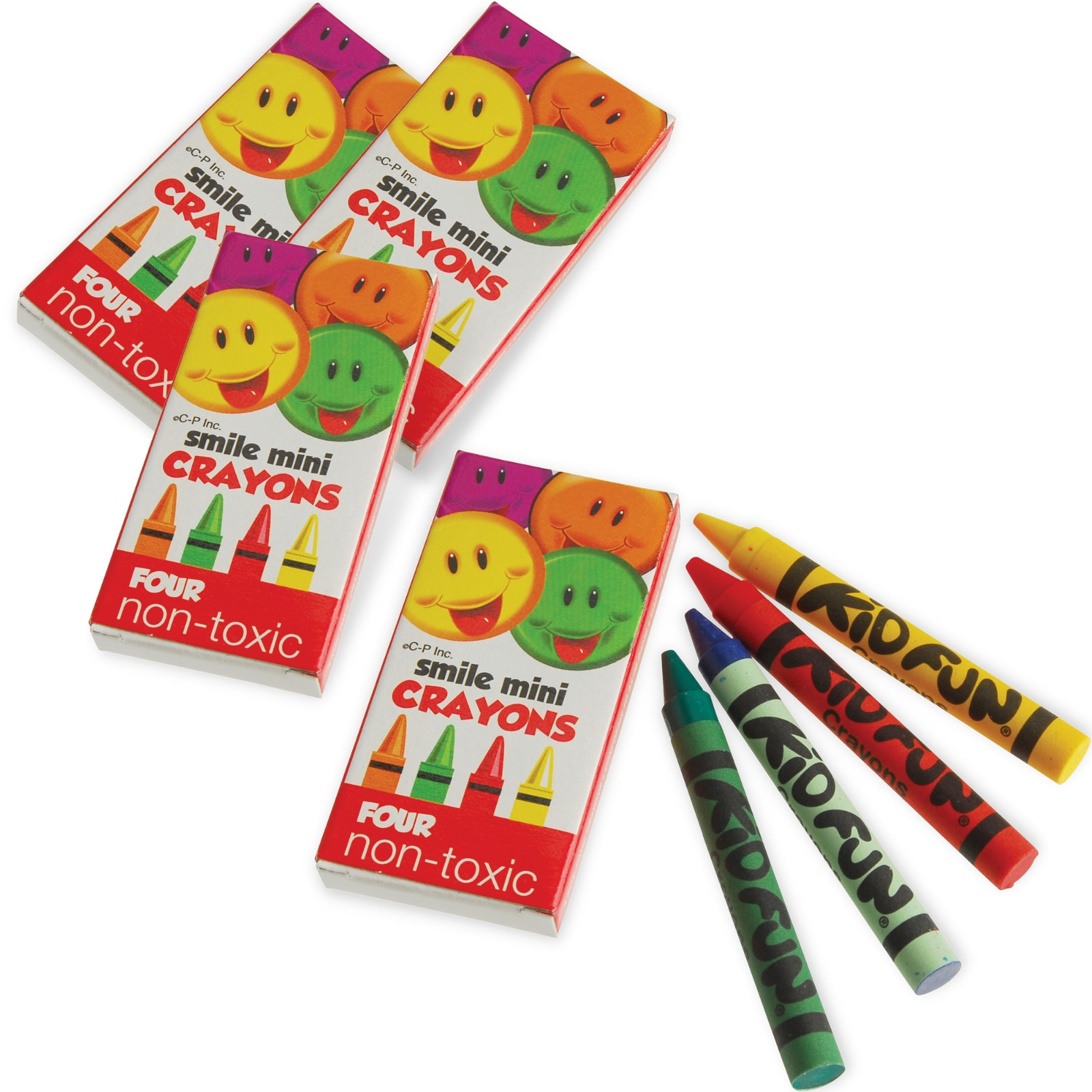 Mini Smile Crayons Bulk Buy (144 Packs)