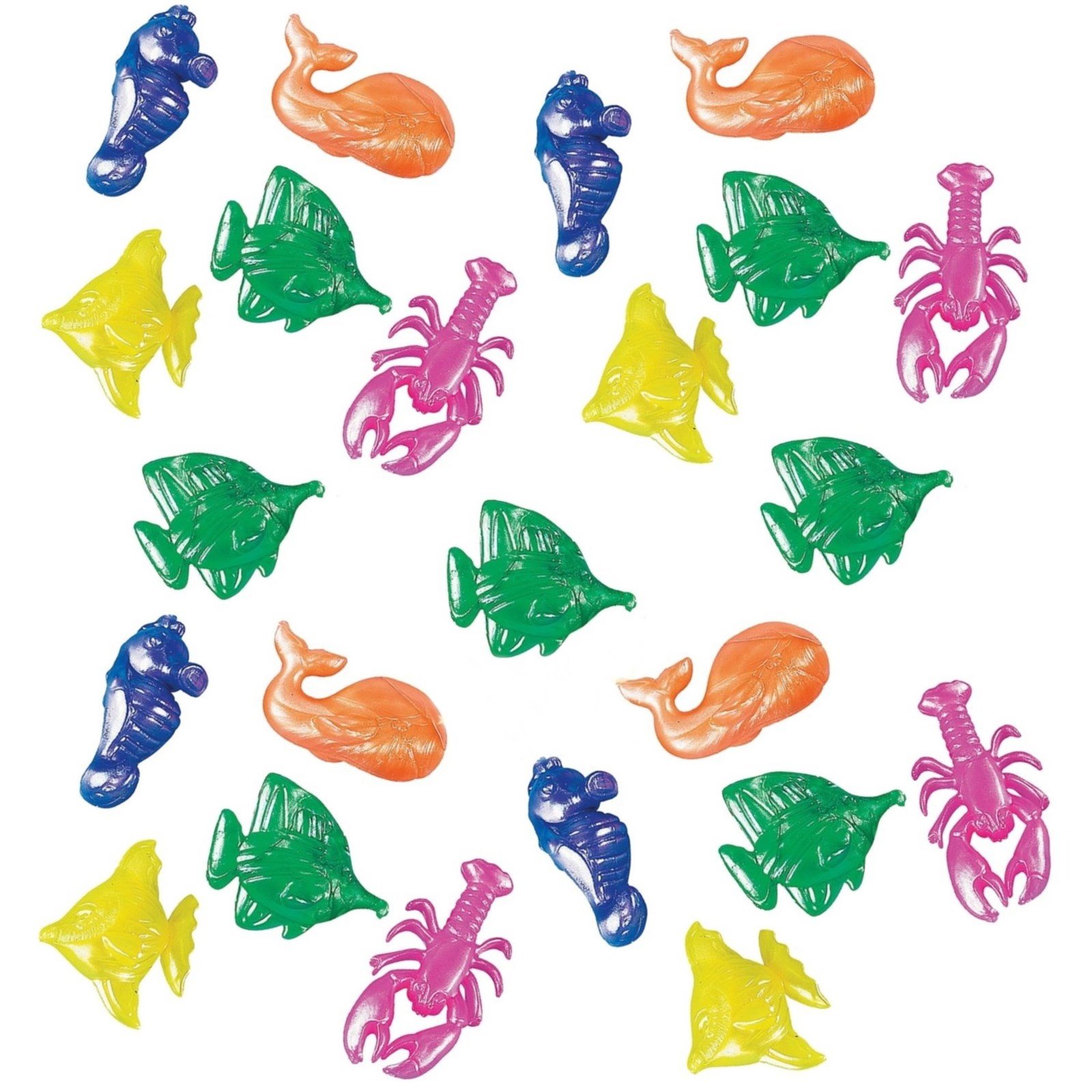 Sea Creatures Squishy Toys (Pack of 24)