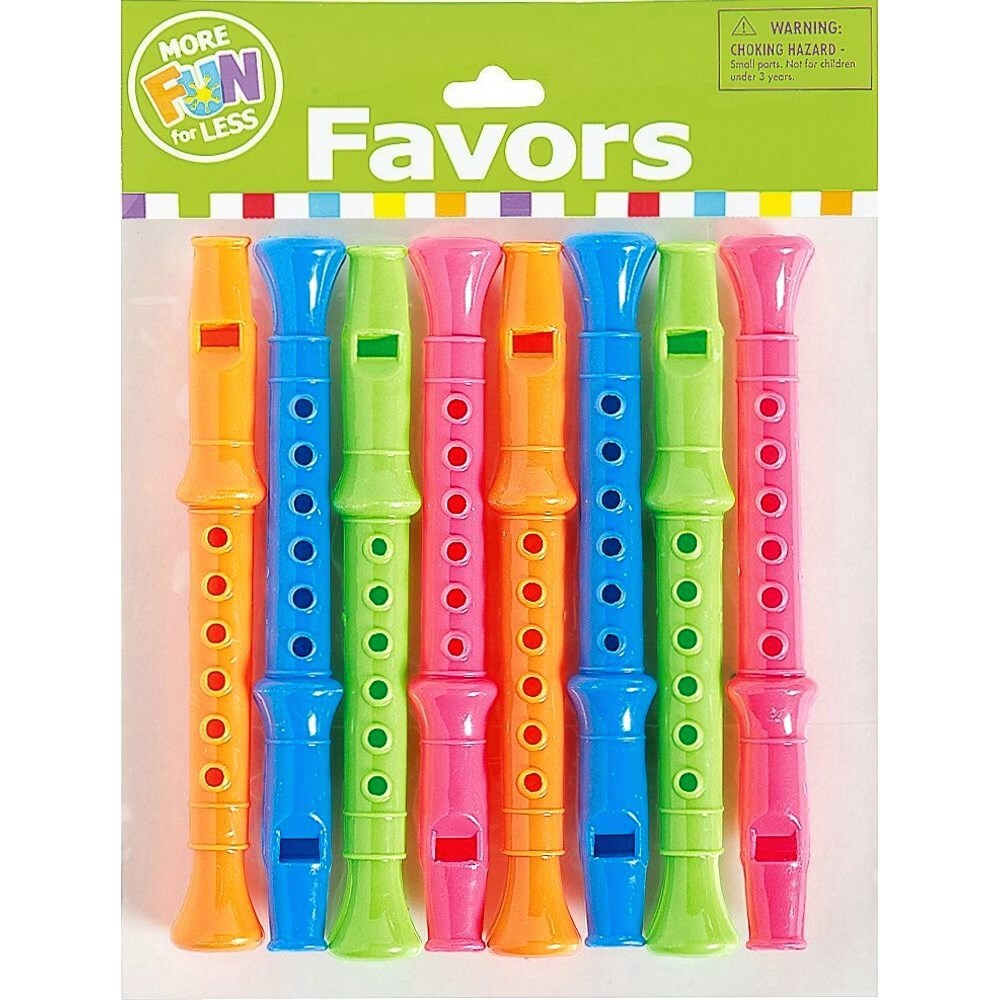 Plastic Flutes (Pack of 8)