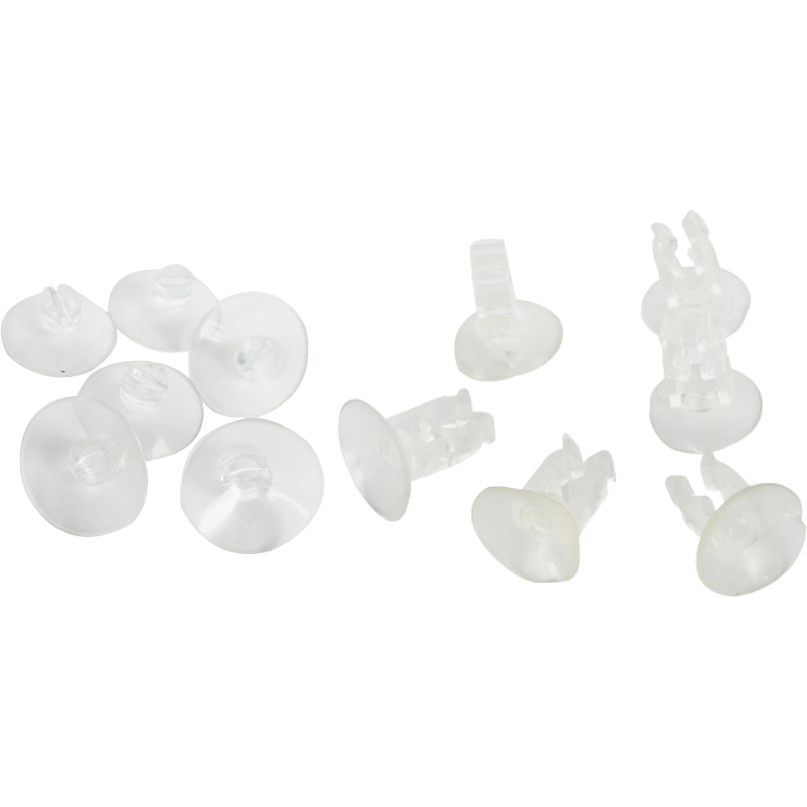 Clear Suction Hooks 2cm (Pack of 25) 