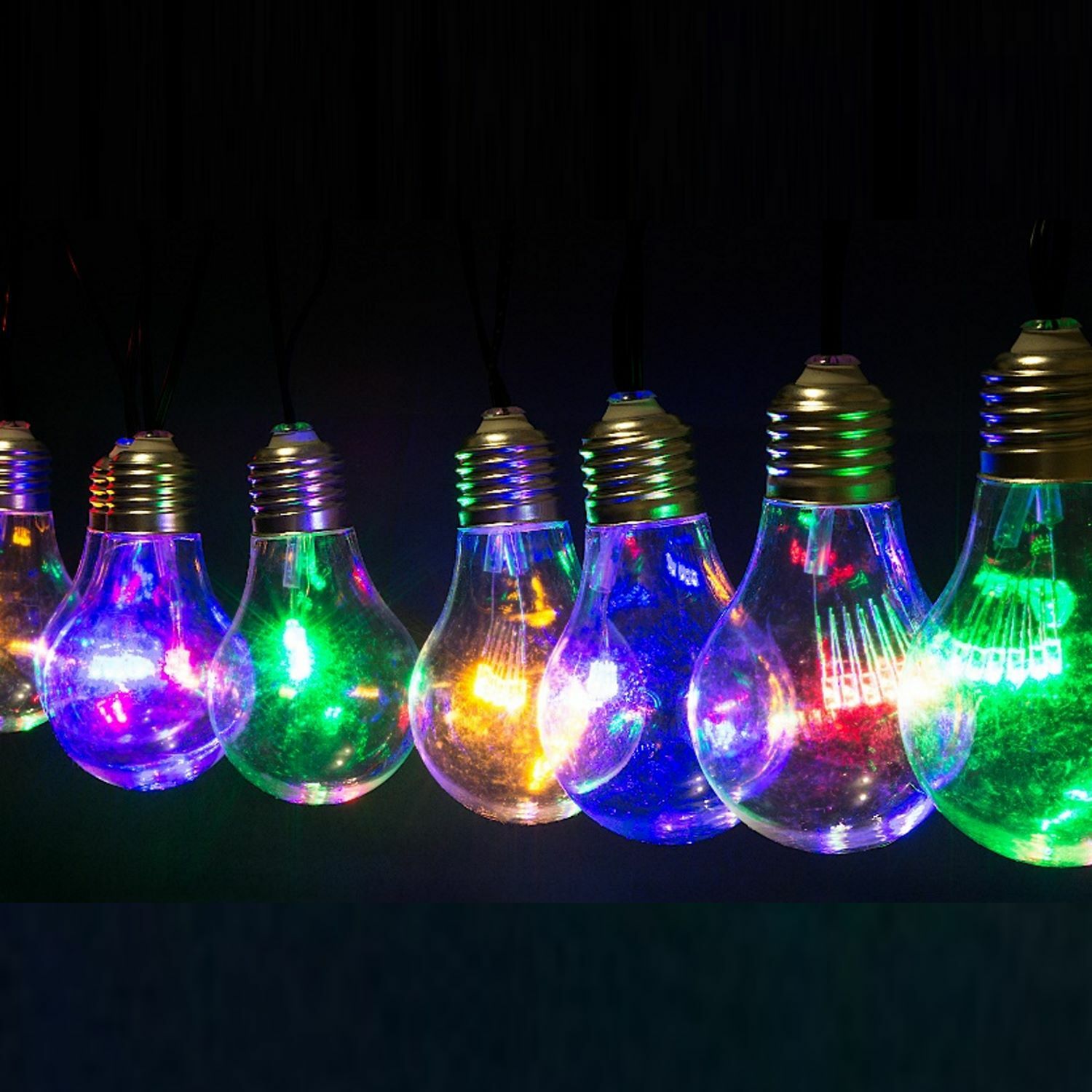 Multicolour Lamp Bulbs LED String Lights