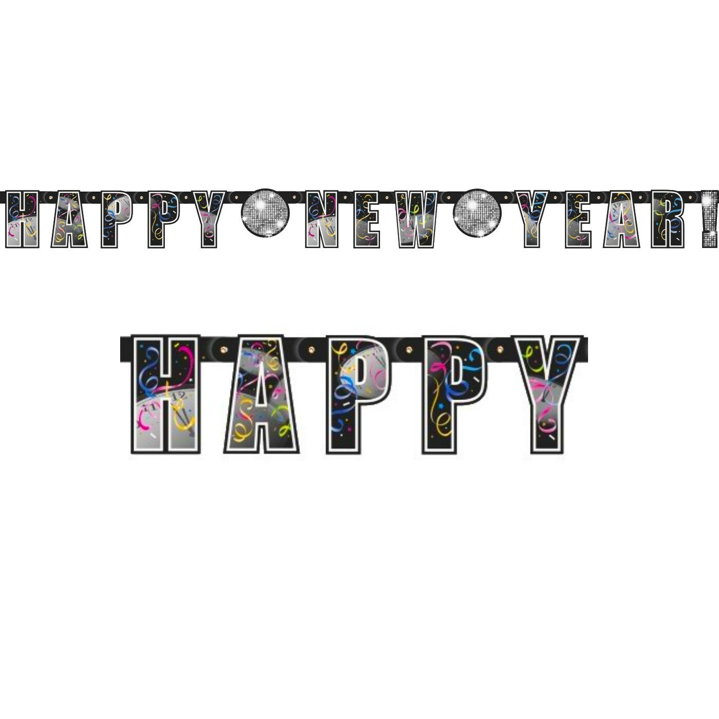 New Year Countdown Jointed Banner
