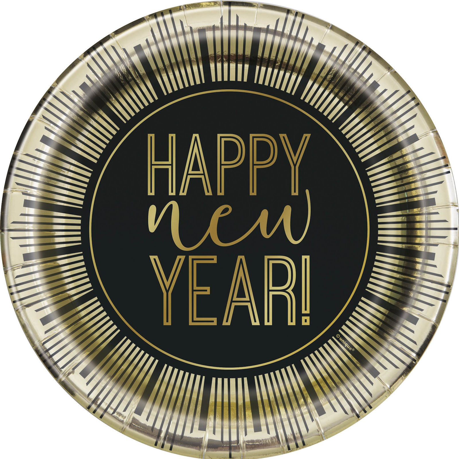 Roaring New Year Large Paper Plates (Pack of 8)