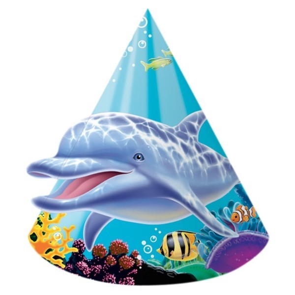 Ocean Party Hats (Pack of 8)
