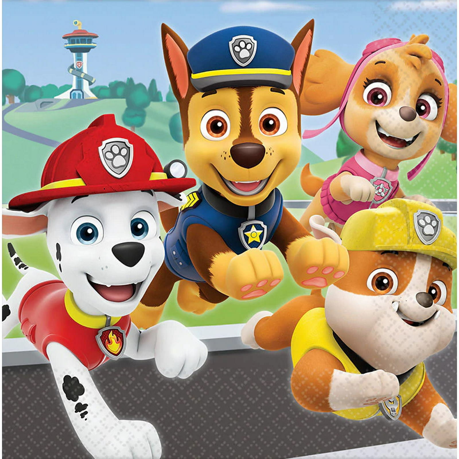 Paw Patrol Adventures Large Napkins / Serviettes (Pack of 16)