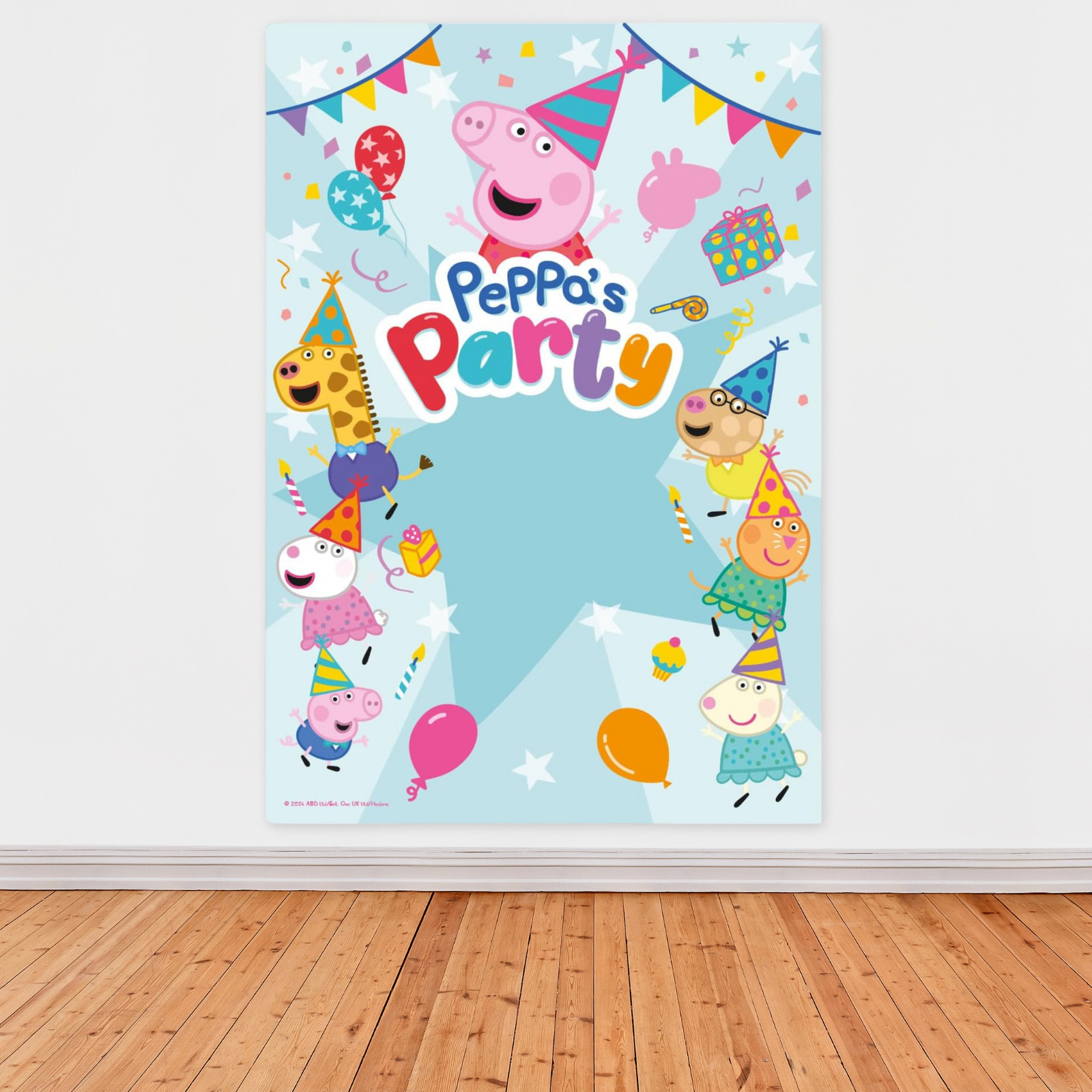 Peppa Pig Party Scene Setter Backdrop