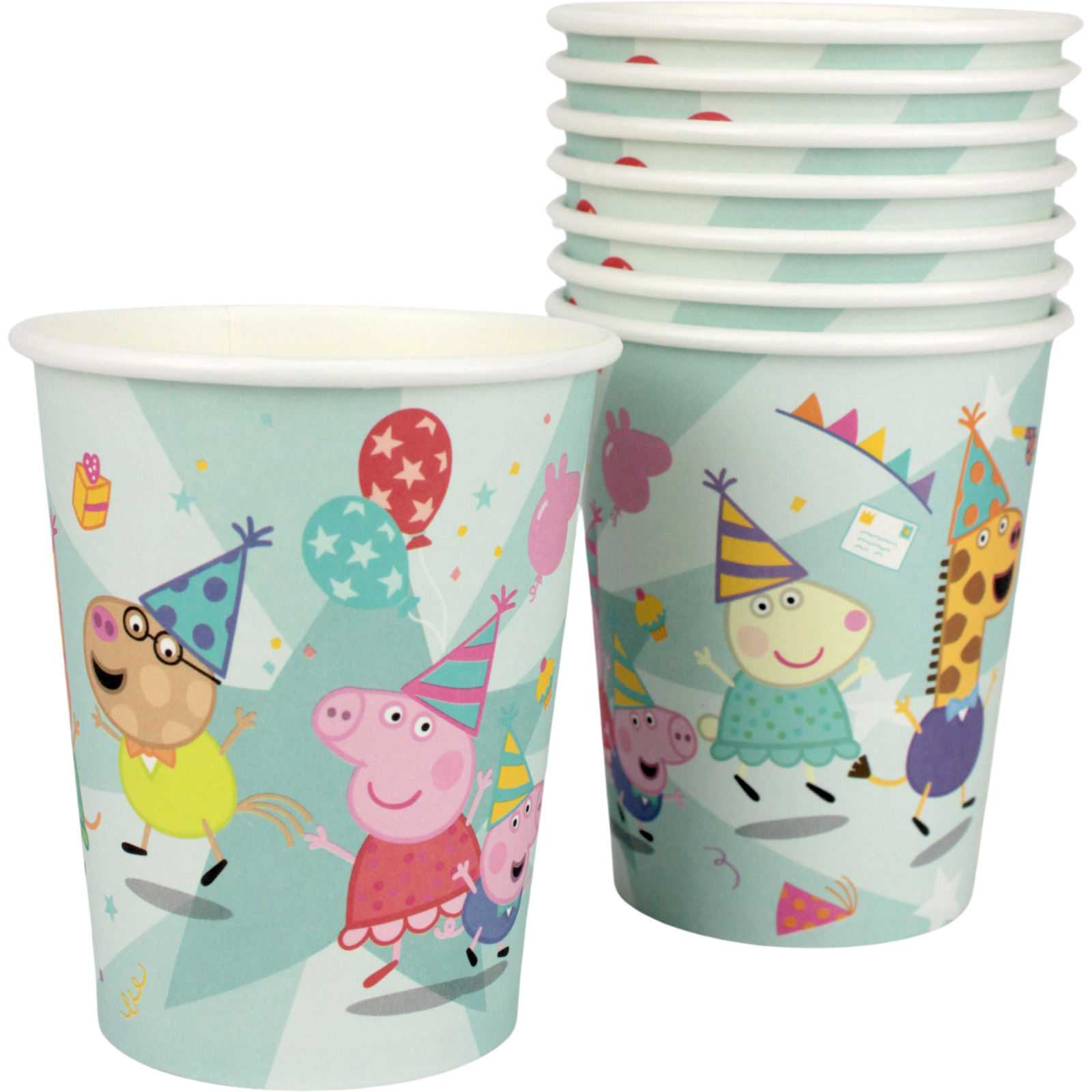 Peppa Pig Party Paper Cups (Pack of 8)